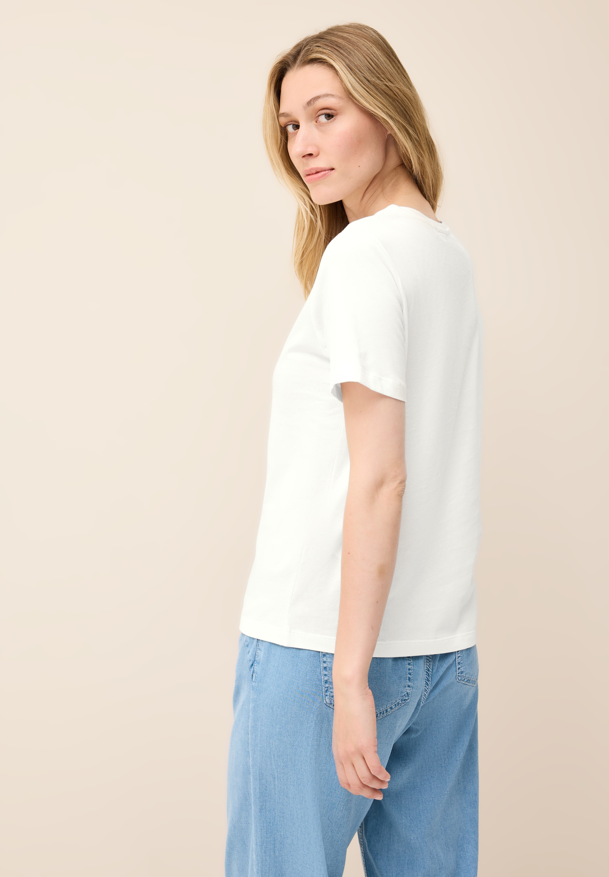 Cecil Print-Shirt, aus reiner Baumwolle