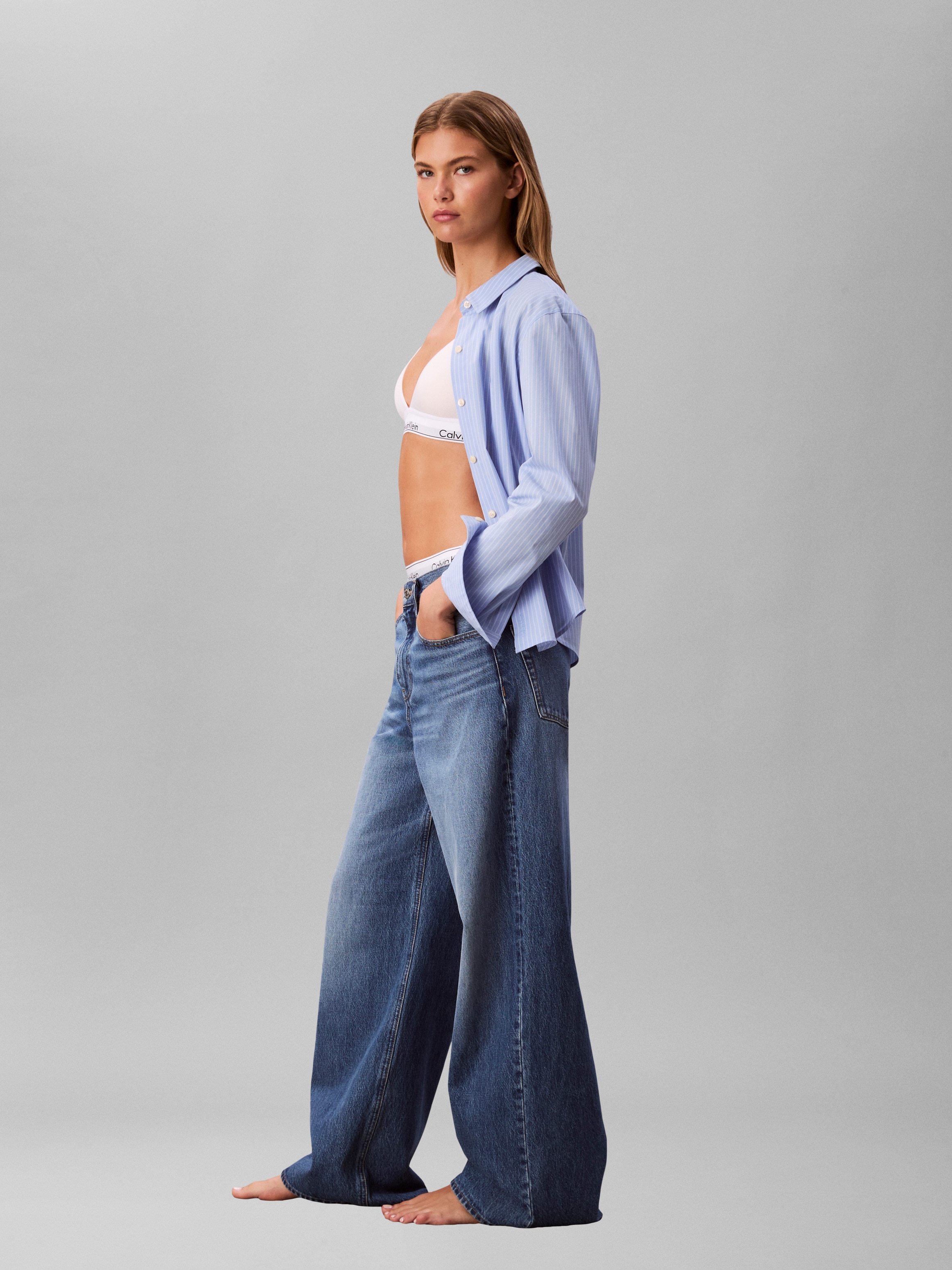 Calvin Klein Jeans Weite Jeans Wide-leg-Passform