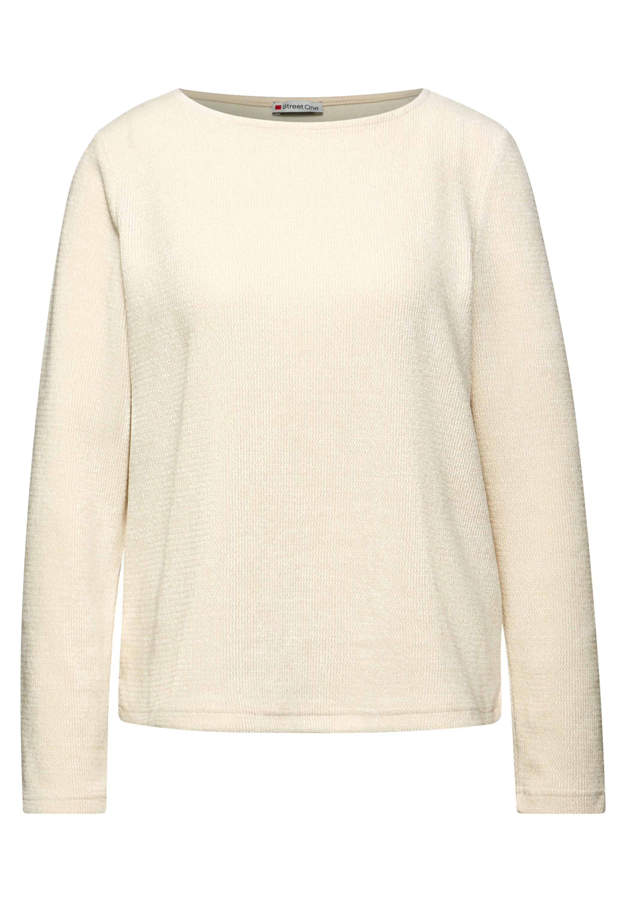 STREET ONE Langarmshirt mit U-Boot-Ausschnitt