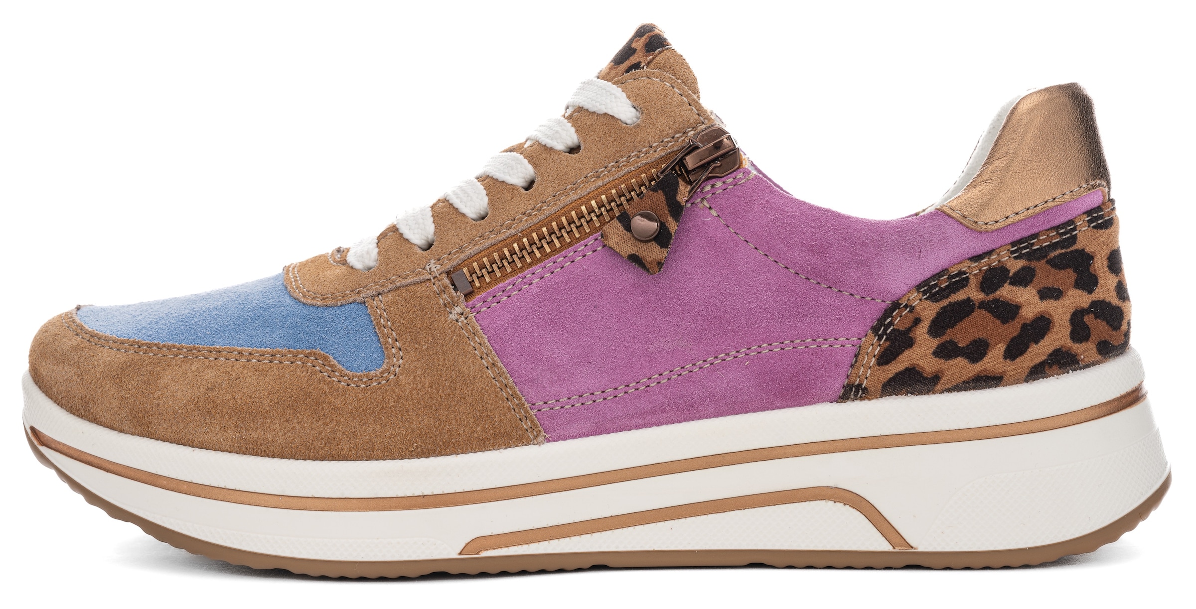 Ara Keilsneaker »SAPPORO«, Keilsneaker, Schnüschuh in Komfortweite H (= sehr weit)