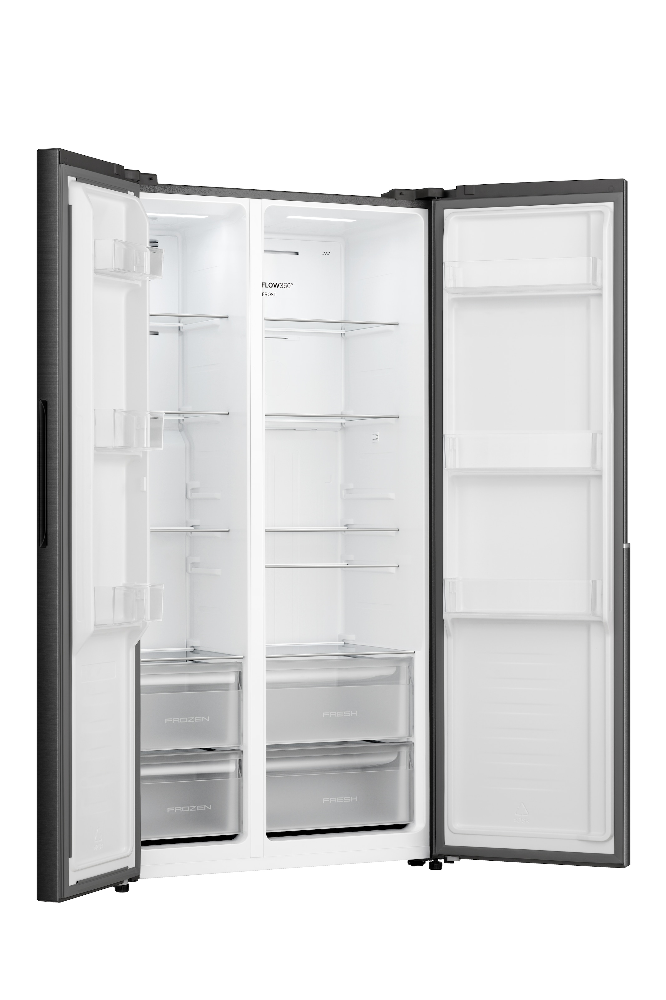 GORENJE Side-by-Side »NRS917E41BX« 178,6 cm hoch 91,1 cm breit MultiAirFlow-System
