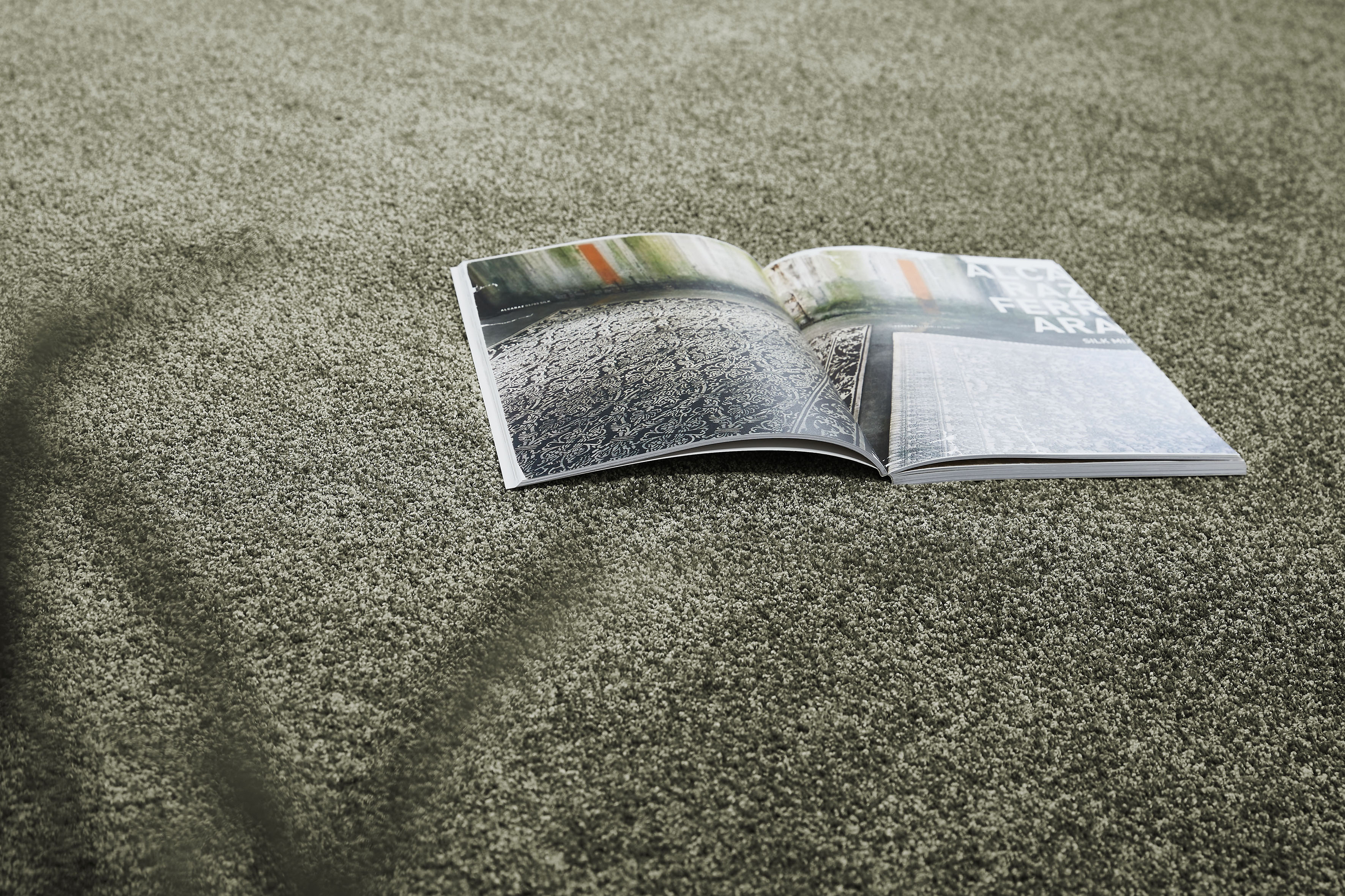 Andiamo Teppichboden "Portland, Velours, Gesamthöhe 11 mm, Made in Netherlands" rechteckig Uni Farben, Breite 400 cm, Wohnzimmer, strapazierfähig, pflegeleicht