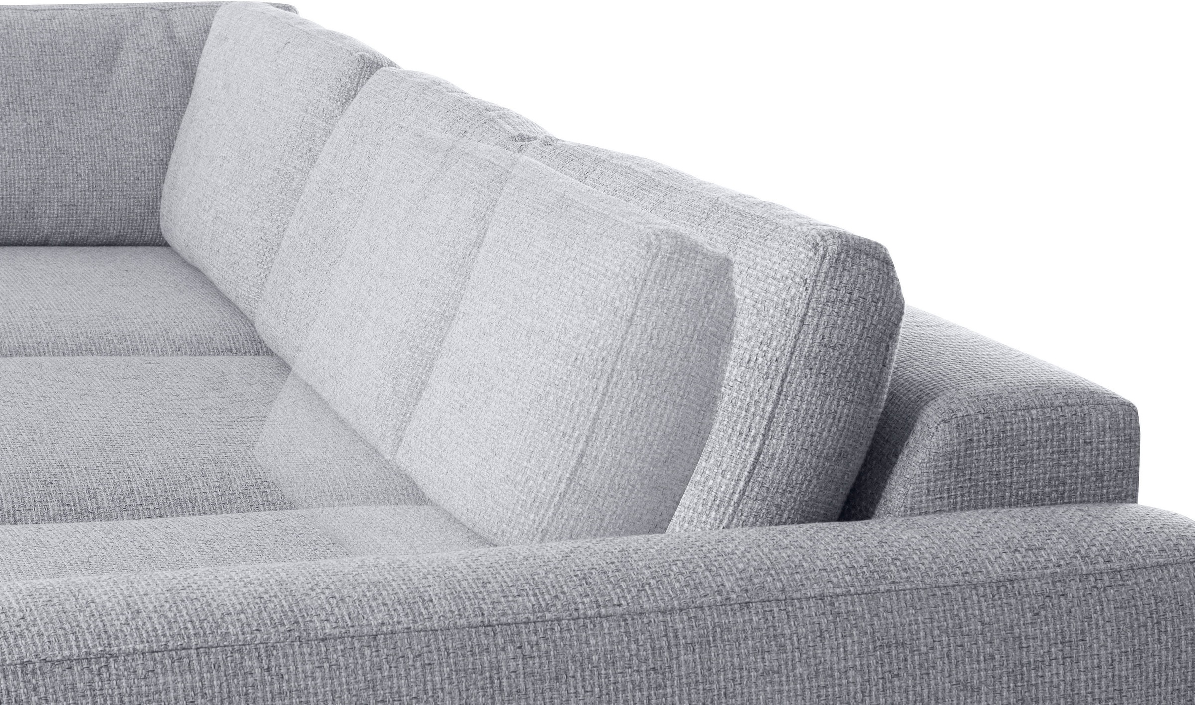 Places of Style Ecksofa »Bloomfield, L-Form«, extra tiefe Sitzfläche, wahlweise mit Sitztiefenverstellung