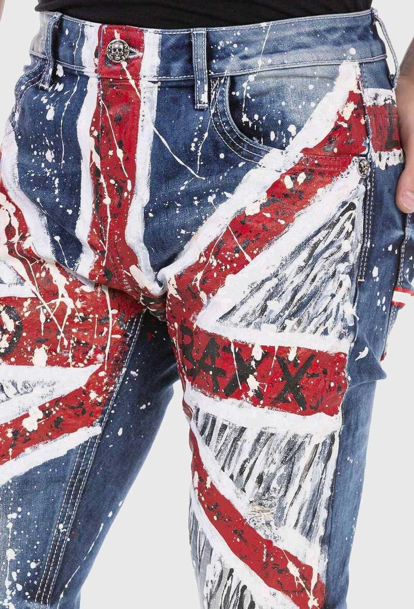 Cipo & Baxx 5-Pocket-Jeans »Cipo & Baxx Jeans« mit coolem Print