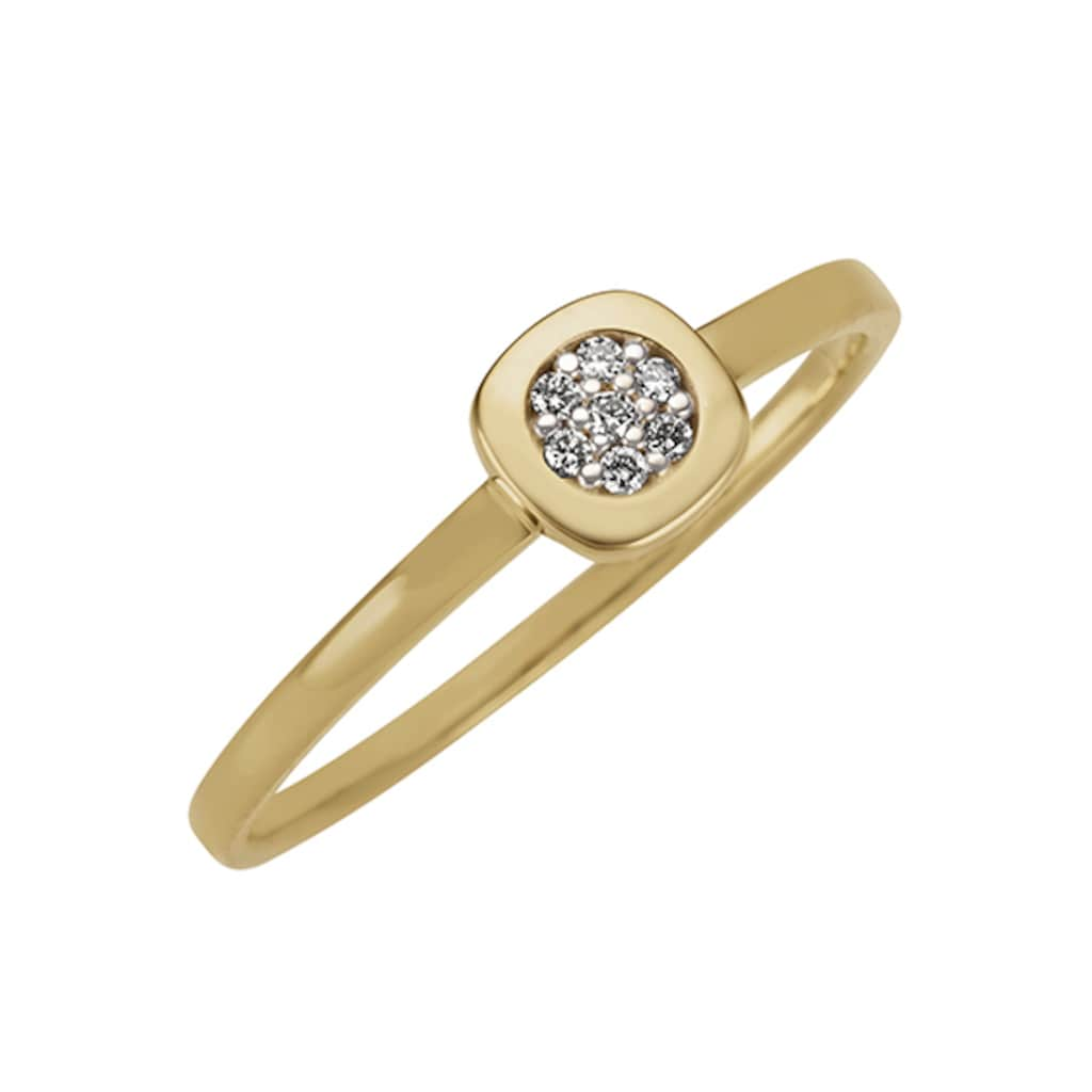 Firetti Diamantring »Schmuck Geschenk Gold 333 Damenring Goldring Diamant«