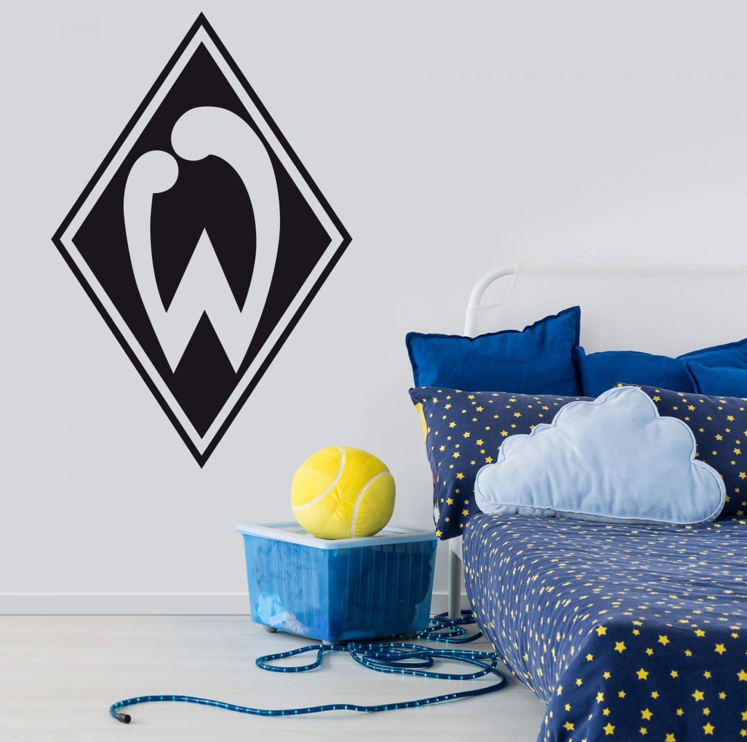 Wall-Art Wandtattoo »Fußball Werder Bremen Logo«, (1 St.), selbstklebend, entfernbar