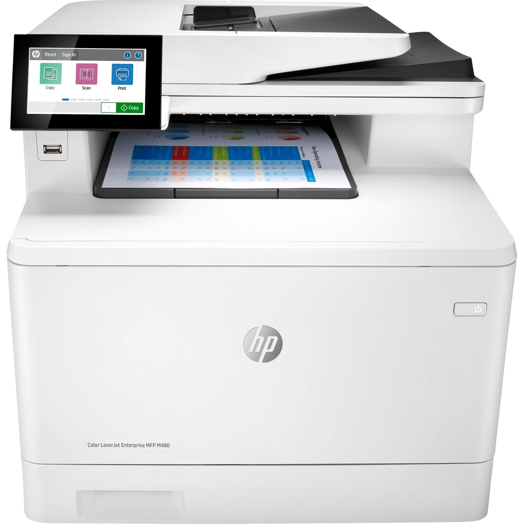 HP Laserdrucker »Color LaserJet Enterprise MFP M480f«, HP+ Instant Ink kompatibel
