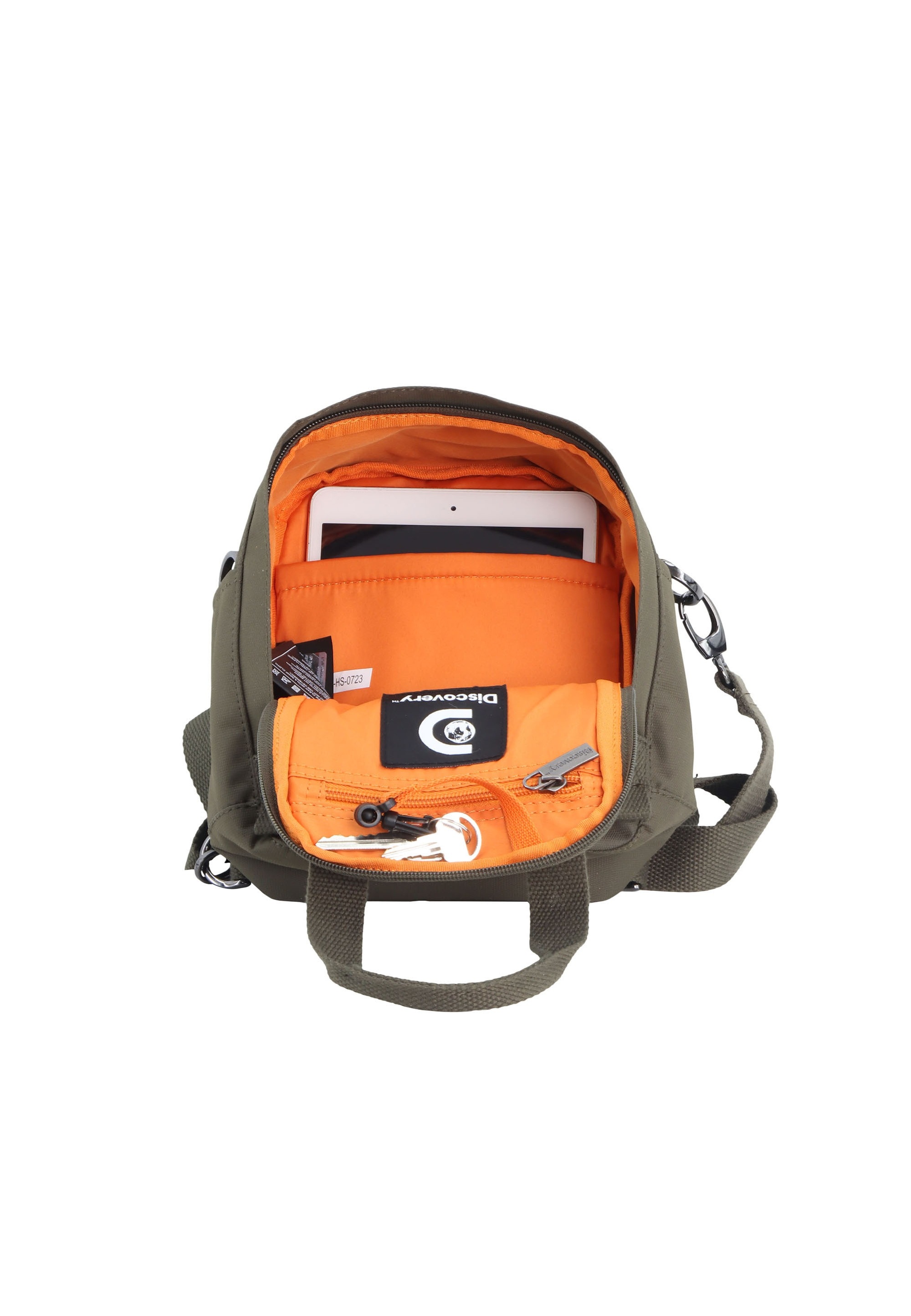 Discovery Schultertasche »Cave«, aus recyceltem PET-Polyestermaterial