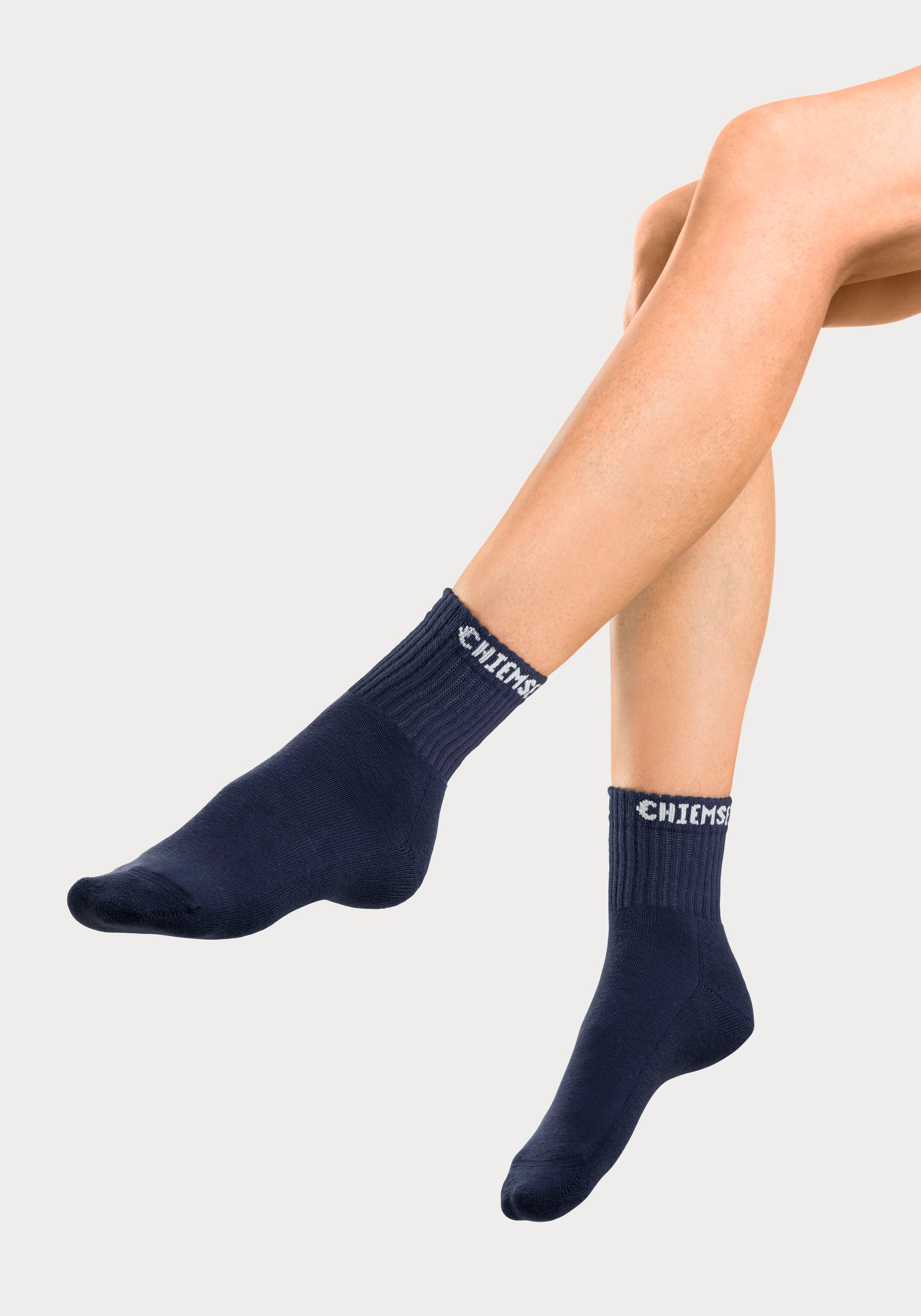 Chiemsee Kurzsocken, (Packung, 6 Paar), mit eingestricktem Markennamen