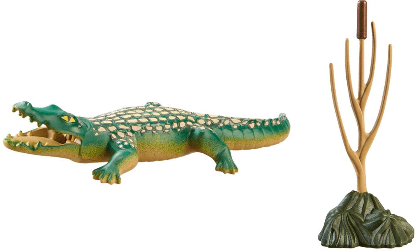Playmobil® Konstruktions-Spielset »Wiltopia - Alligator (71287), Wiltopia«, (5 St.), teilweise aus recyceltem Material; Made in Europe
