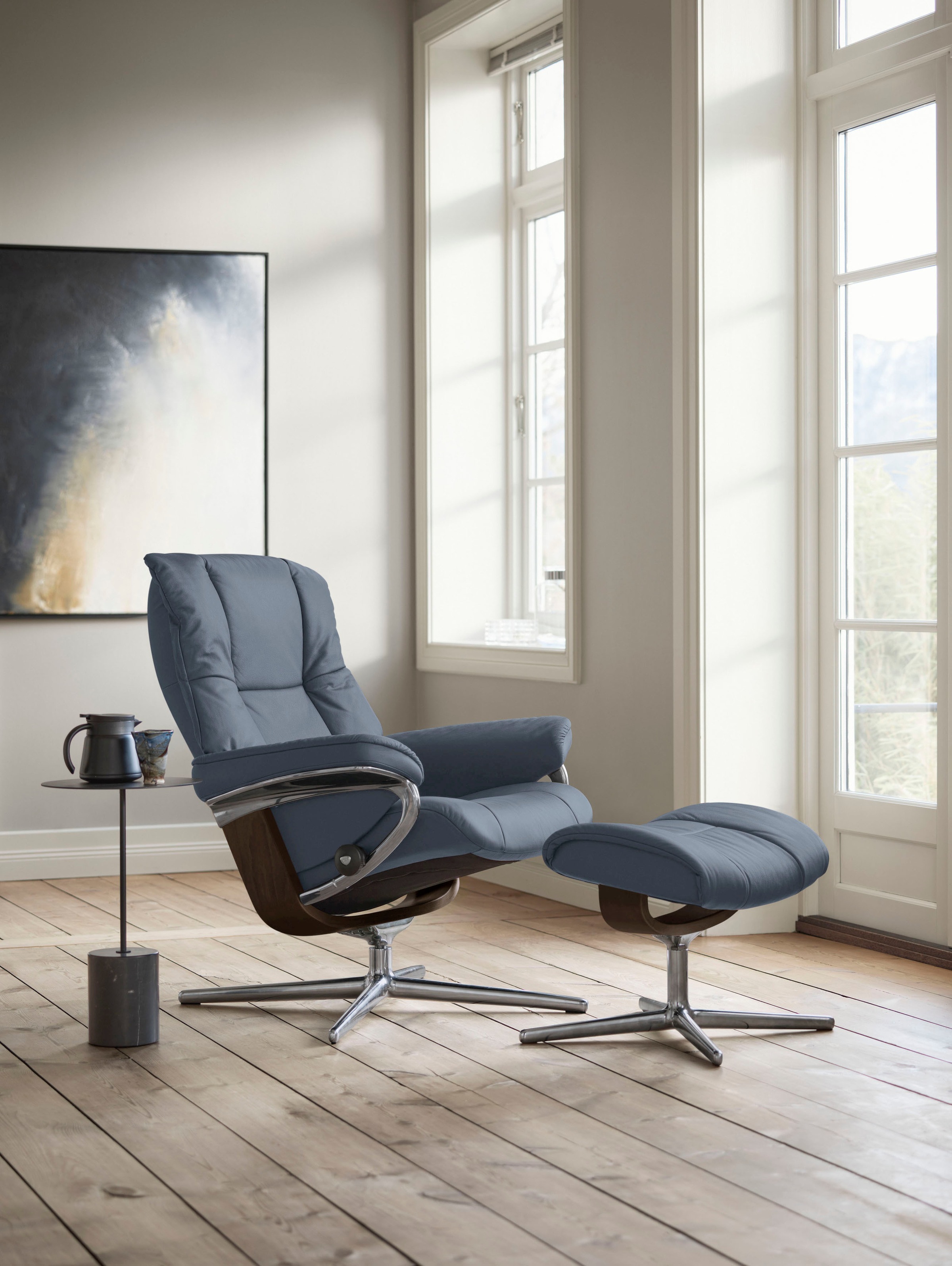 Stressless "Mayfair" mit Cross Base, Größe S, M & L, Holzakzent Braun günstig online kaufen