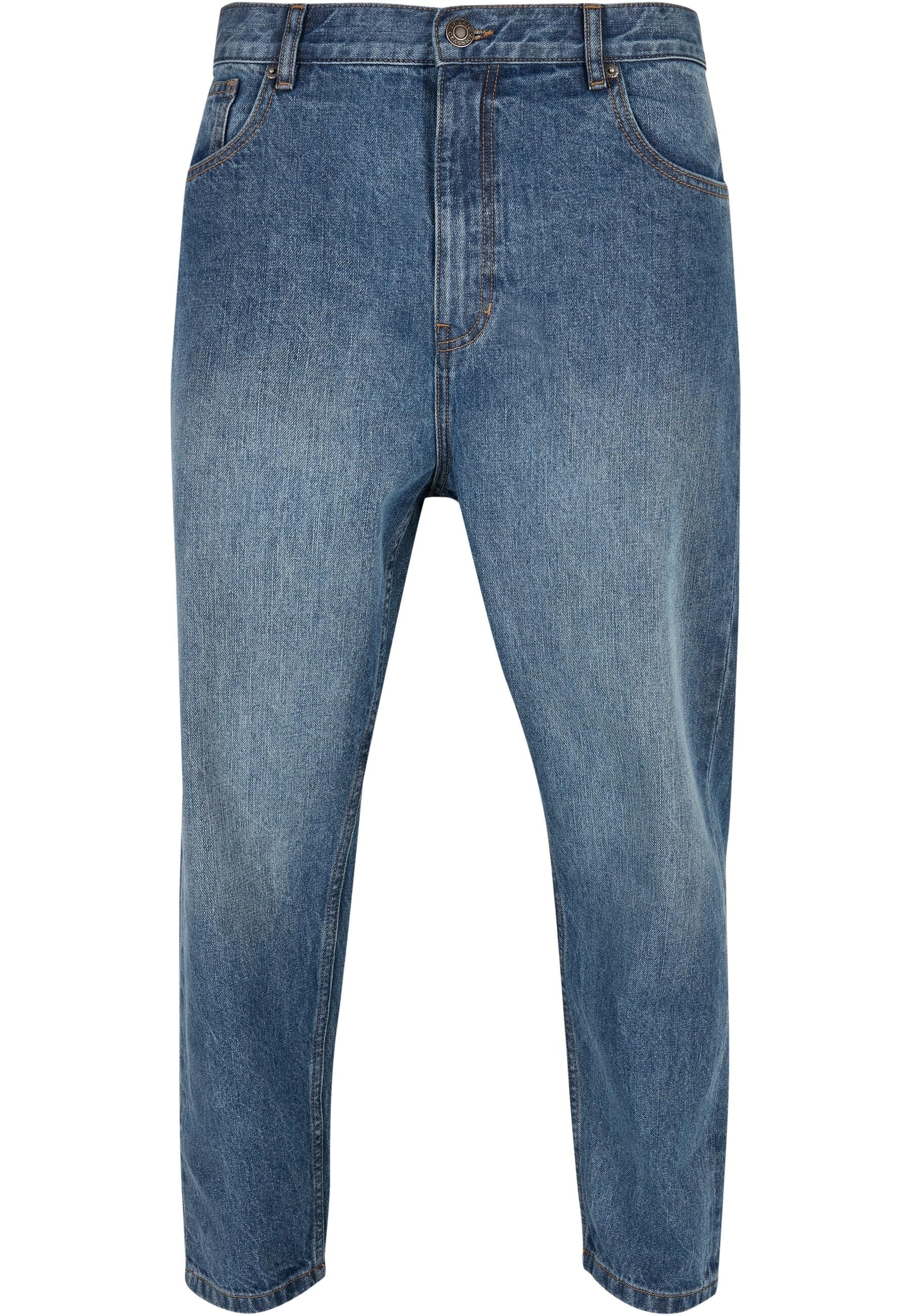URBAN CLASSICS Bequeme Jeans »Urban Classics Herren Cropped Tapered Jeans«, (1 tlg.)