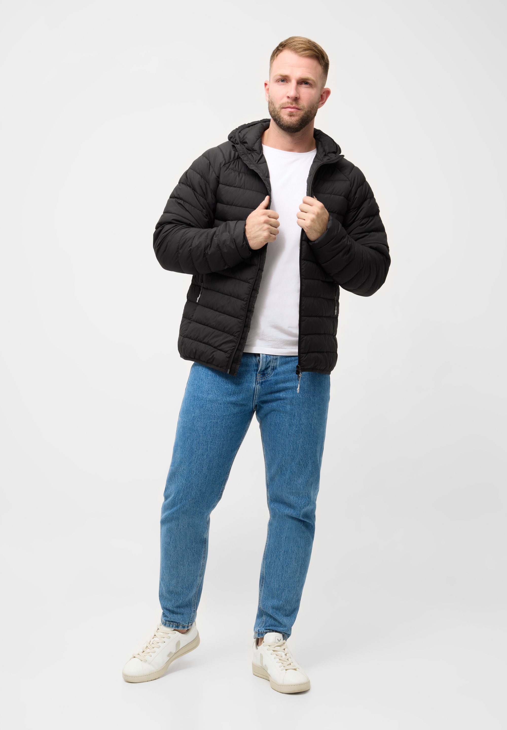 Derbe Anorak »Lightby« ohne Kapuze Steppjacke, leicht, sportlich, mit Kapuze