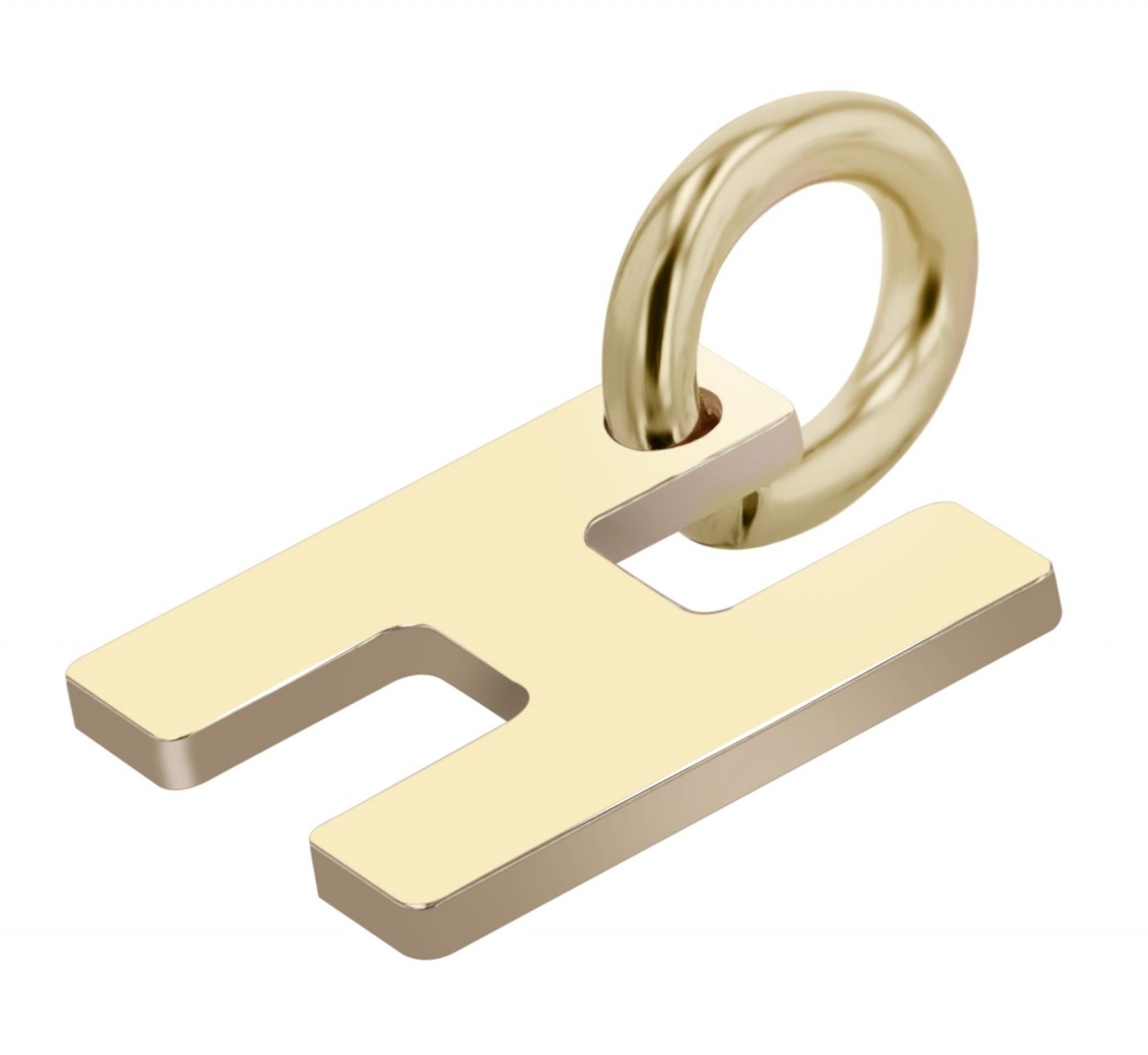 Adelia´s Kettenanhänger »Neuheit 2025 - eleganter Buchstabe Anhänger aus 375 Gold«