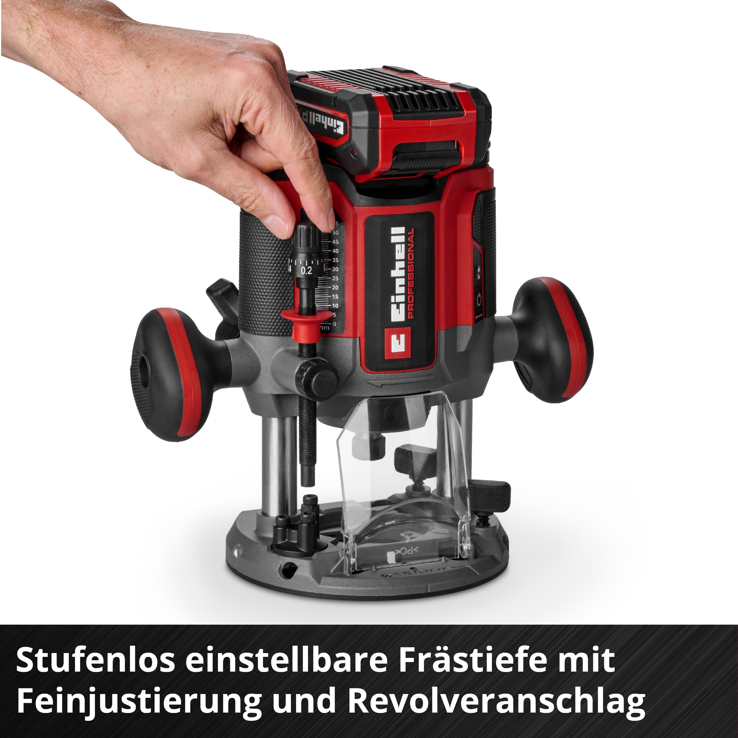 Einhell Oberfräse »Professional TP-RO 18/55 Li BL - Solo« ohne Akku und Ladegerät