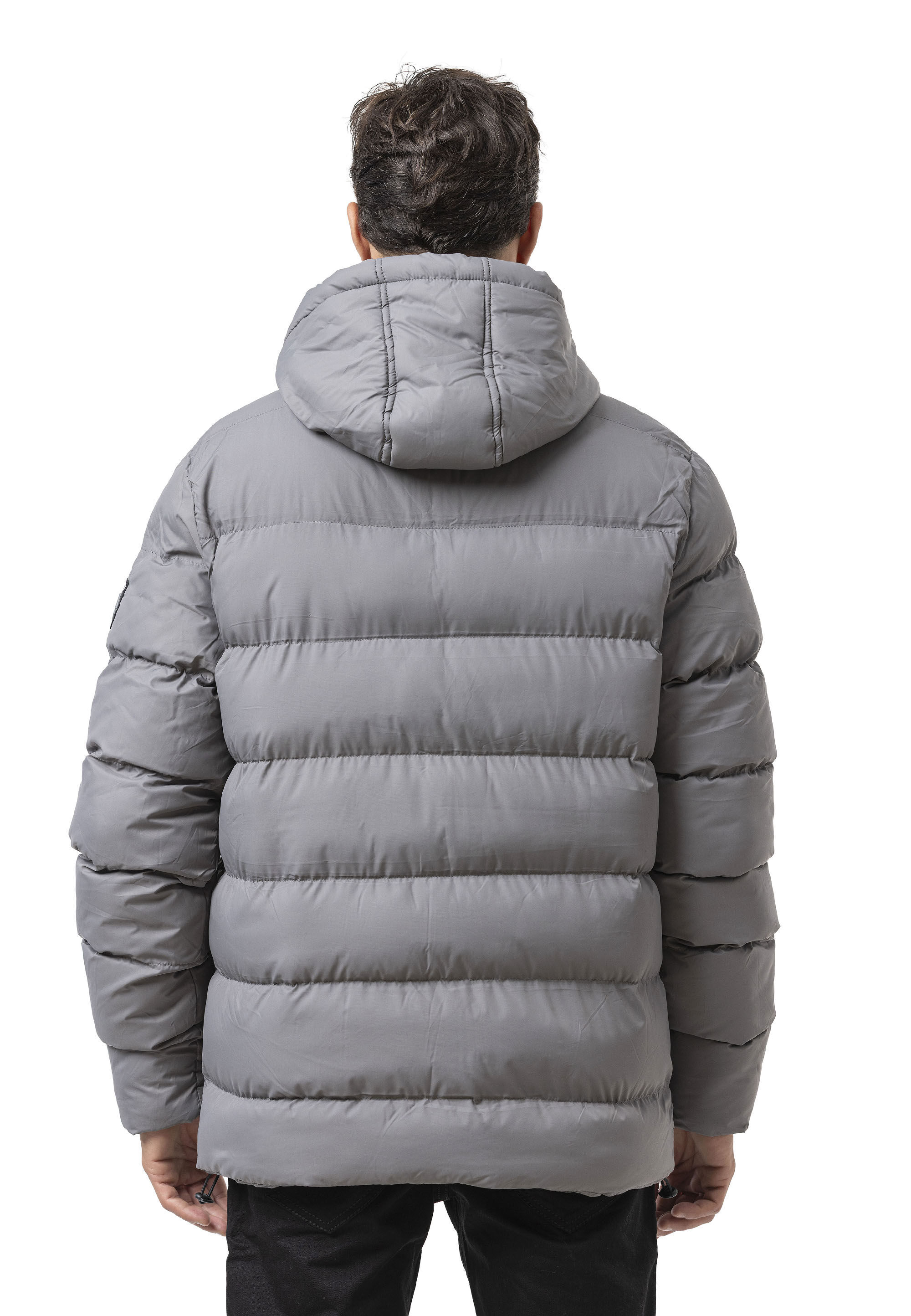 Thumbnail - Cipo & Baxx Winterjacke "Jacke" mit Kapuze im Steppdesign