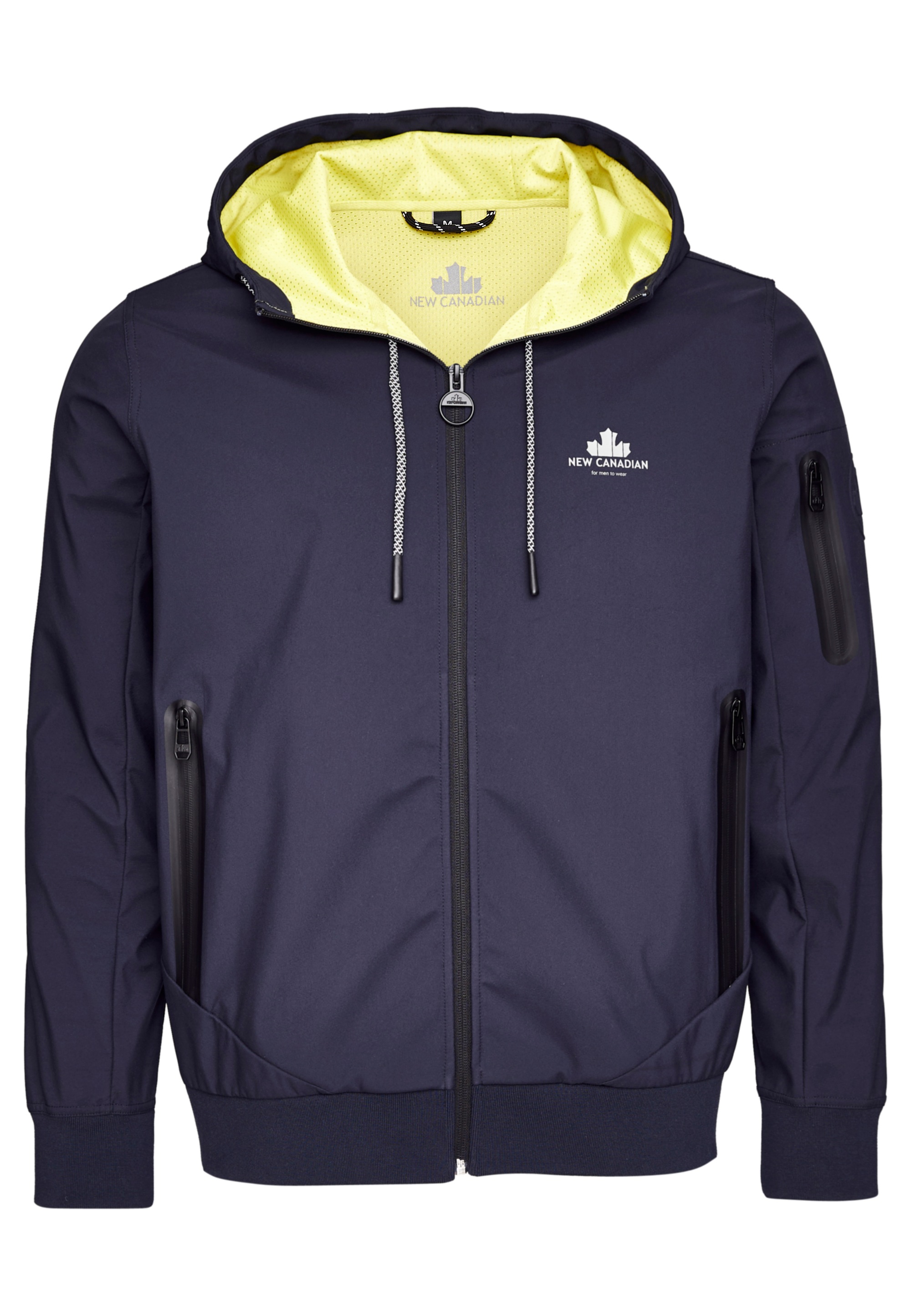 New Canadian Outdoorjacke, mit trendigem Kontrastfutter