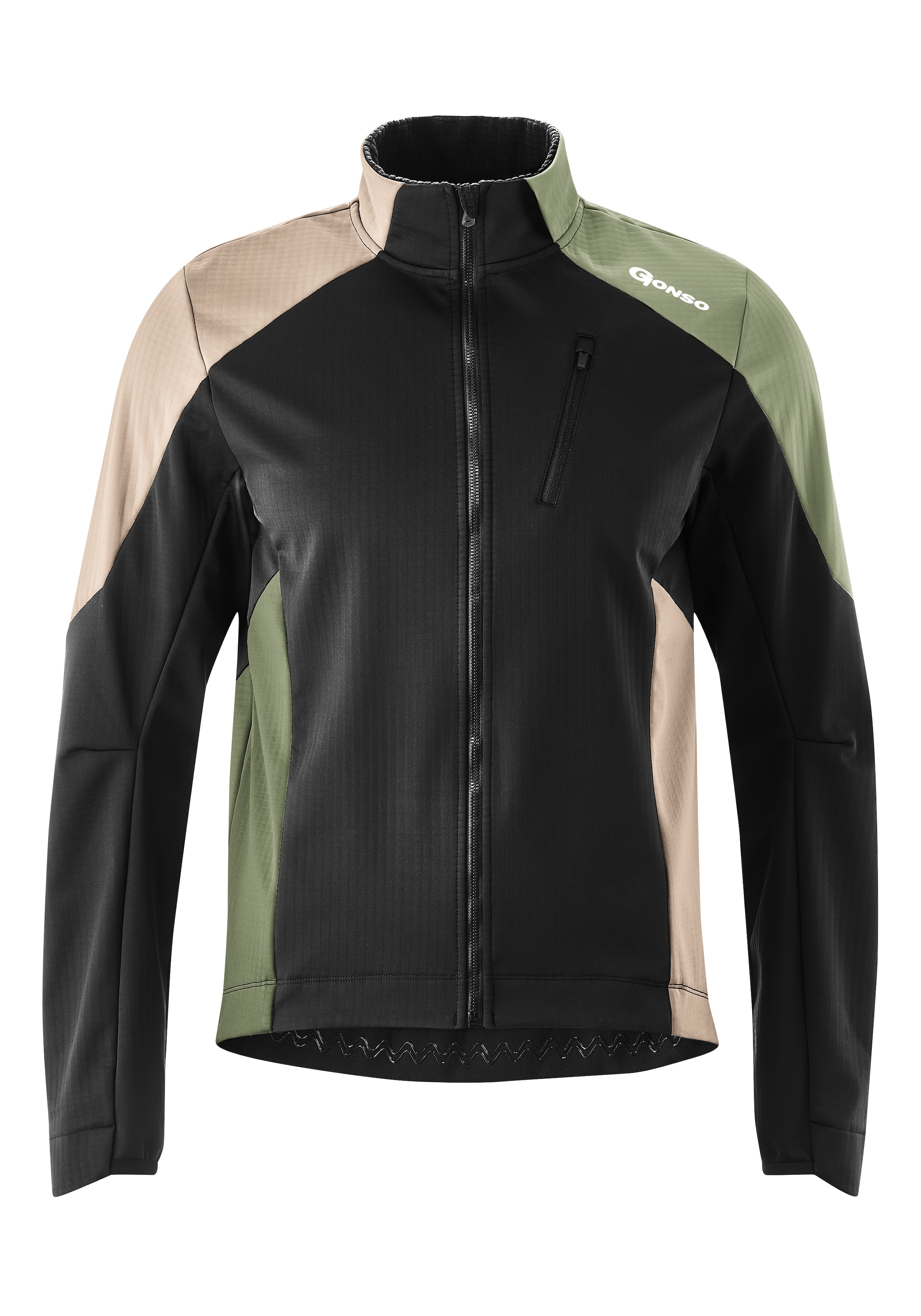 Fahrradjacke »TRAIL JACKET SOFTSHELL M«, Wasserabweisend, strapazierfähig, atmungsaktiv