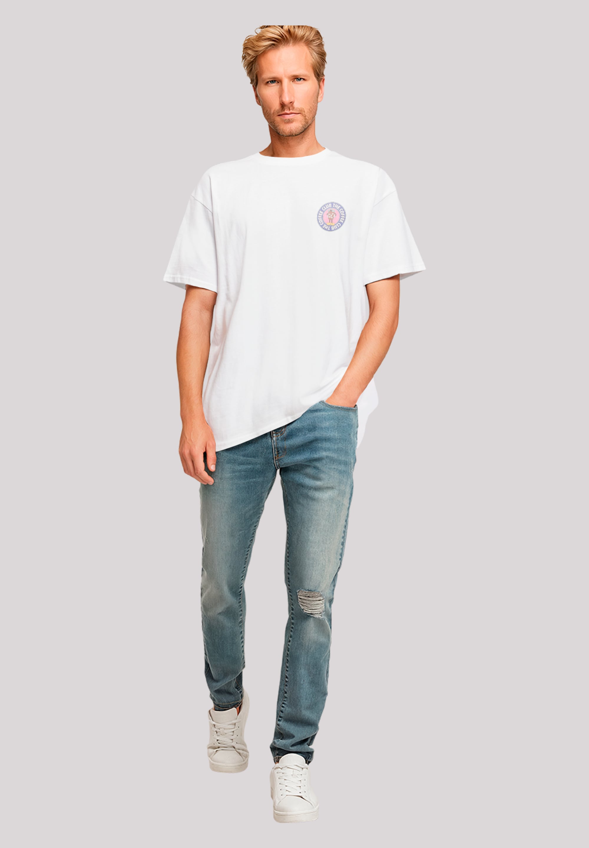 F4NT4STIC T-Shirt »Coffee Club«, Premium Qualität