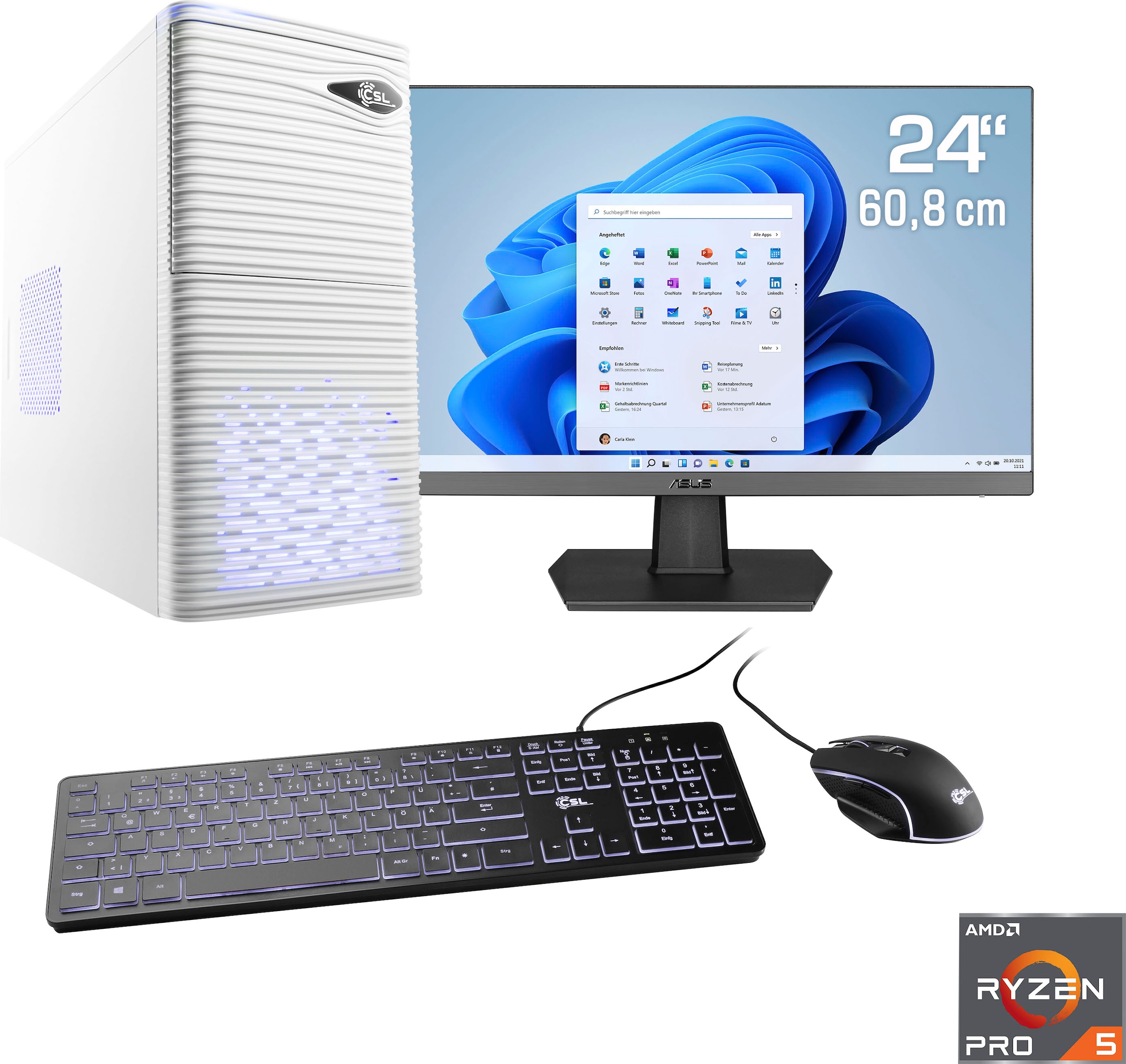 CSL Gaming-PC-Komplettsystem »Sprint V28816«