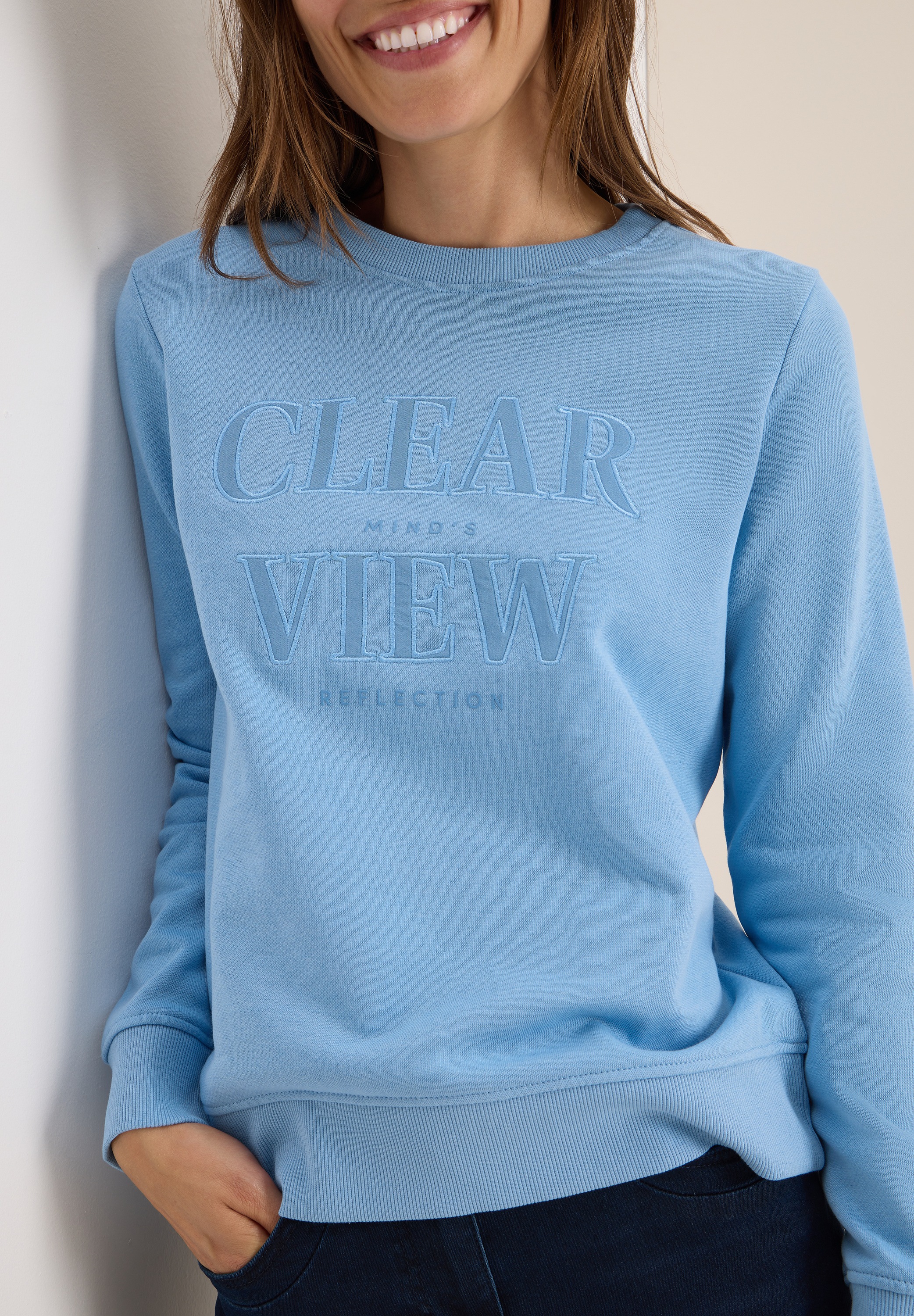 Cecil Sweatshirt, mit Wording Artwork günstig online kaufen