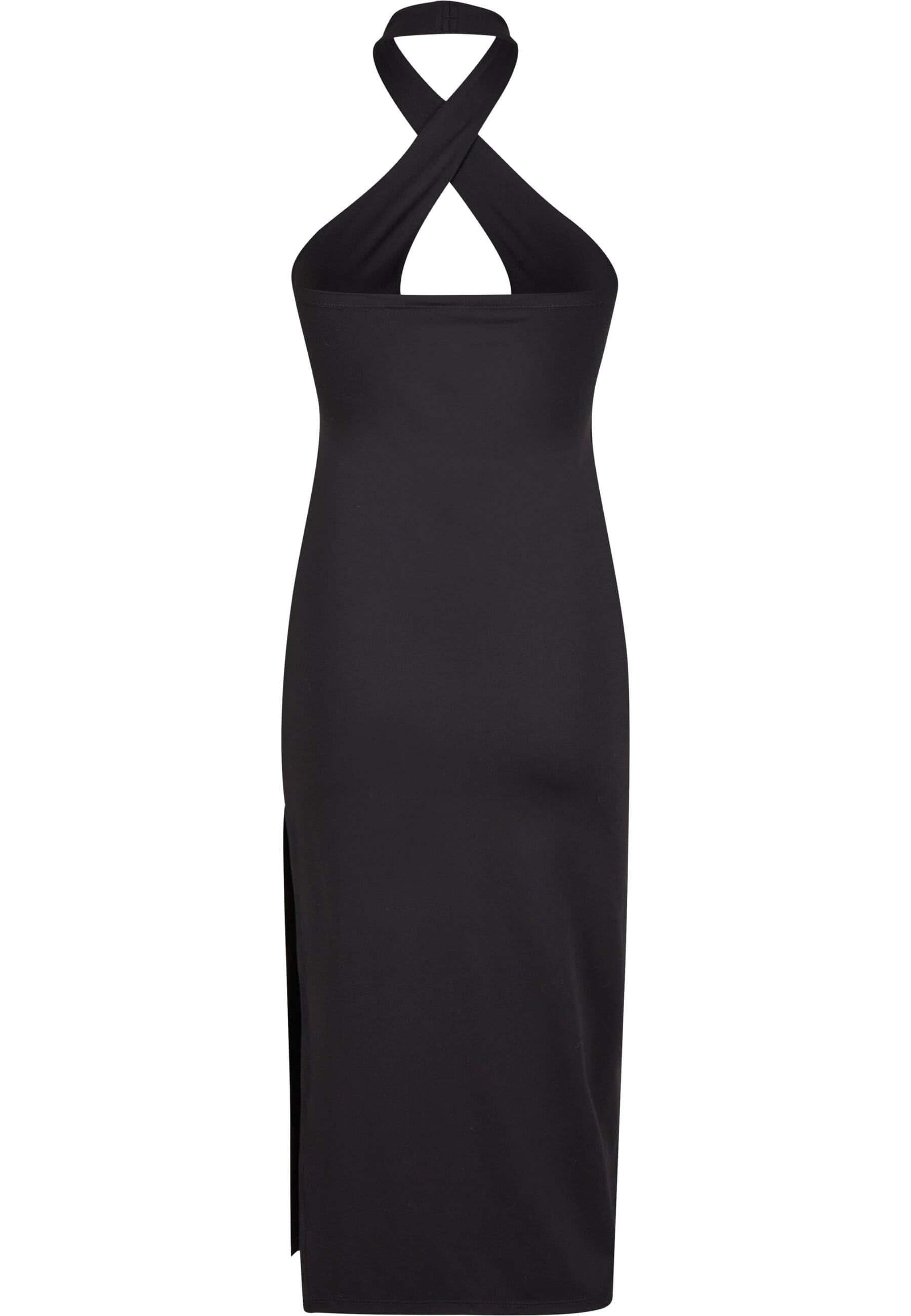 URBAN CLASSICS Shirtkleid »Urban Classics Ladies Crossed Neckholder Dress«, (1 tlg.)