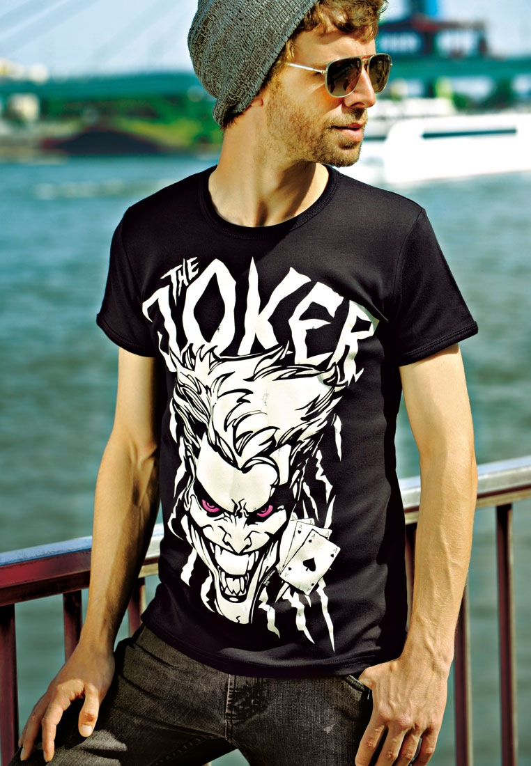 LOGOSHIRT T-Shirt »The Joker - Aces«, mit tollem Joker-Print