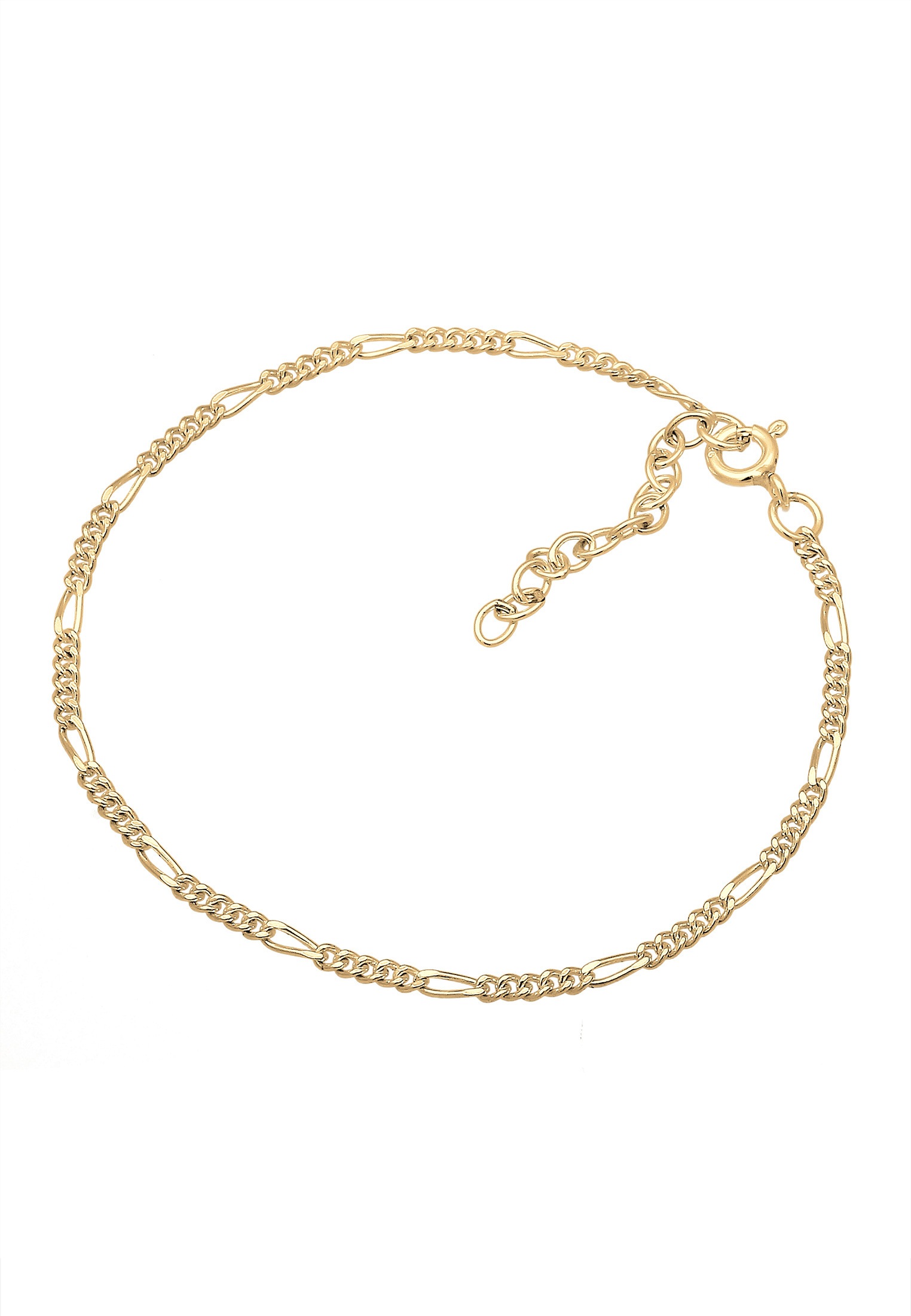 Elli Armband »Armband Figaro Panzer Basic 925er Silber«