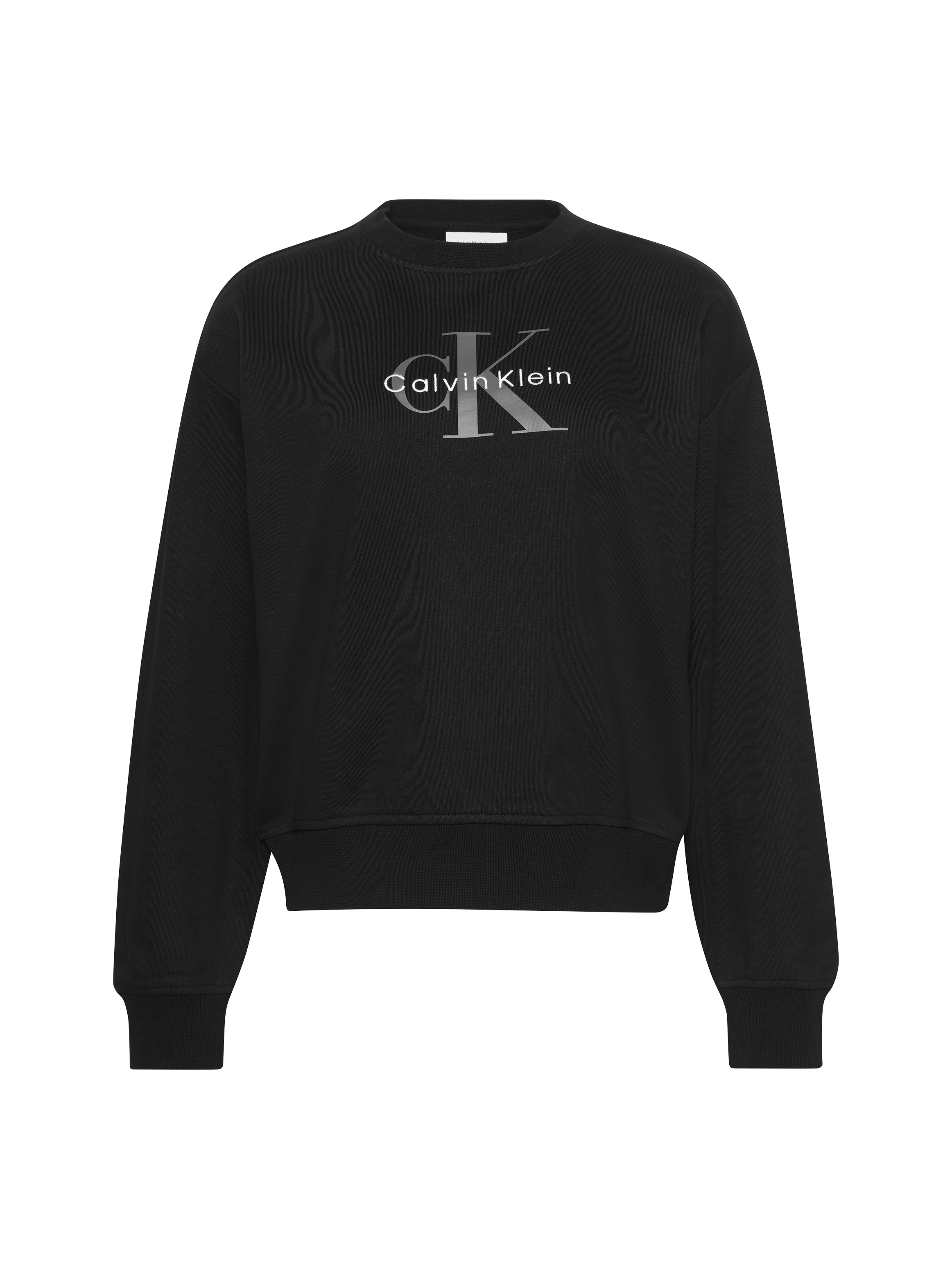 Calvin Klein Jeans Sweatshirt »LS MNLG FRNCH TRRY R«, Mit Rundhalsausschnitt
