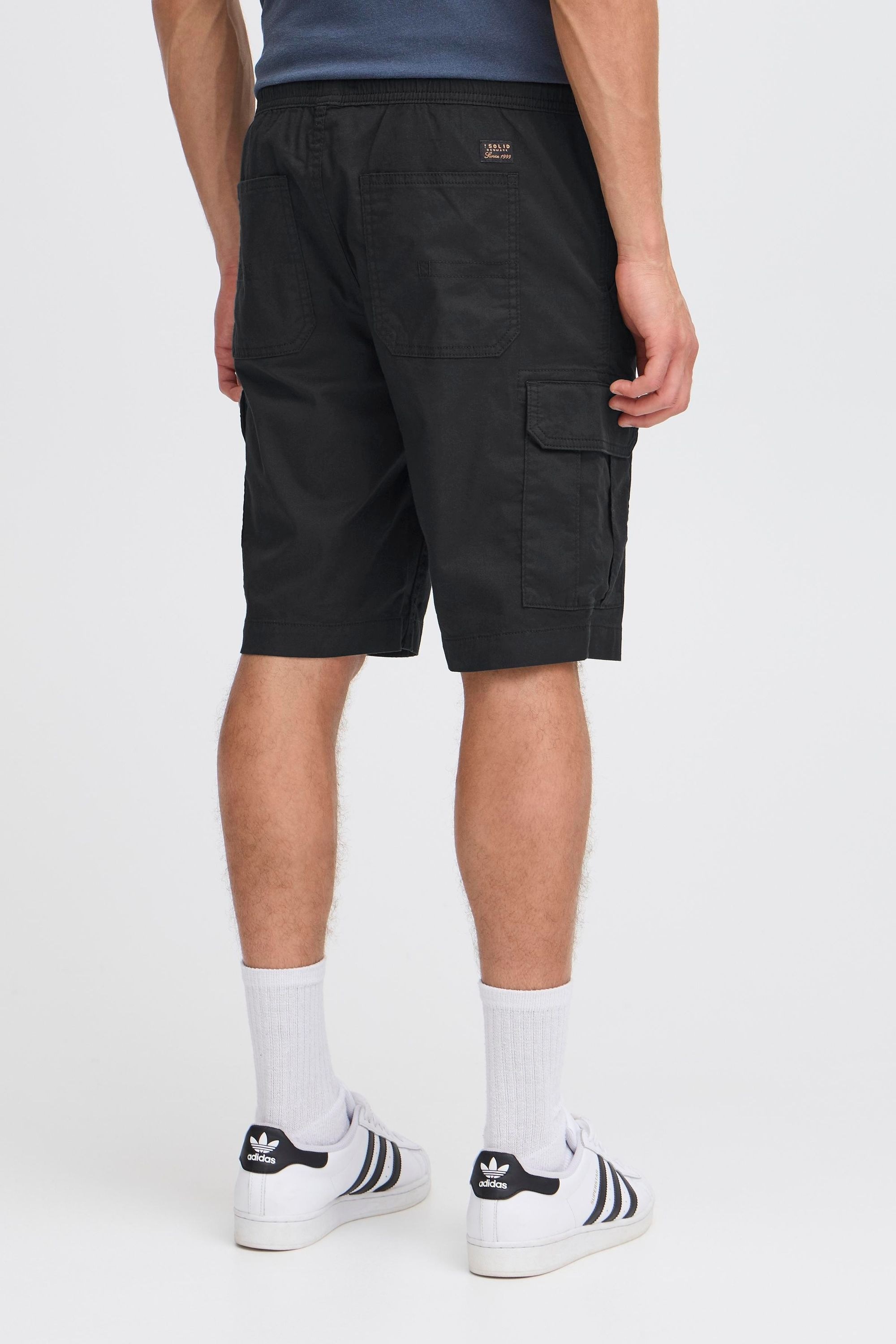 !solid SDKALLES Cargo Shorts Black 3XL 3