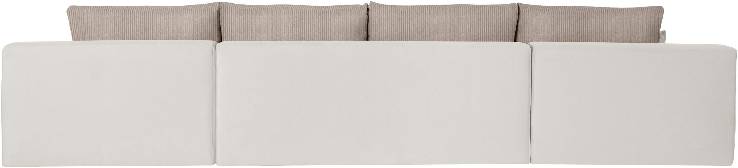 Home affaire Wohnlandschaft »Win U-Form«, wahlweise mit Bettfunktion und Bettkasten