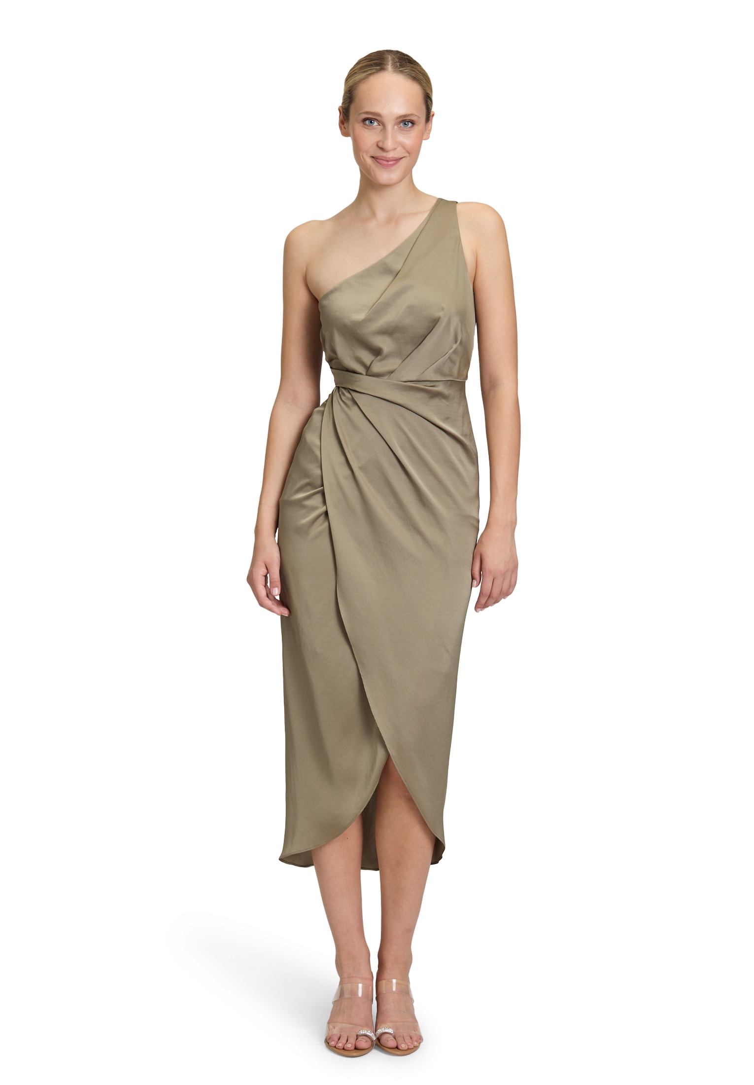Vera Mont Abendkleid "Vera Mont Damen Abendkleid mit Raffung", Material günstig online kaufen