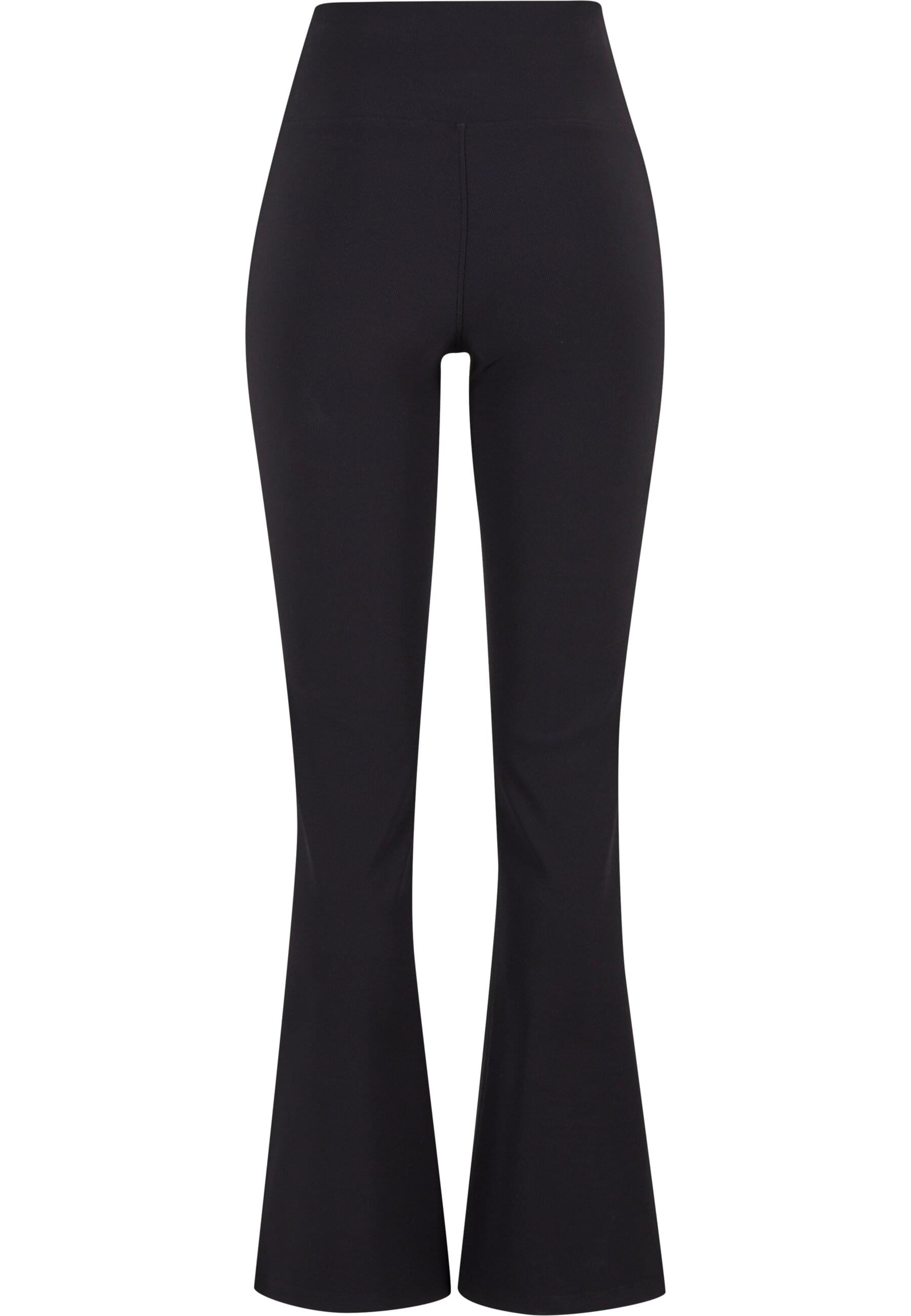 URBAN CLASSICS Leggings »Urban Classics Ladies Flared Leggings Rib«, (1 tlg.)