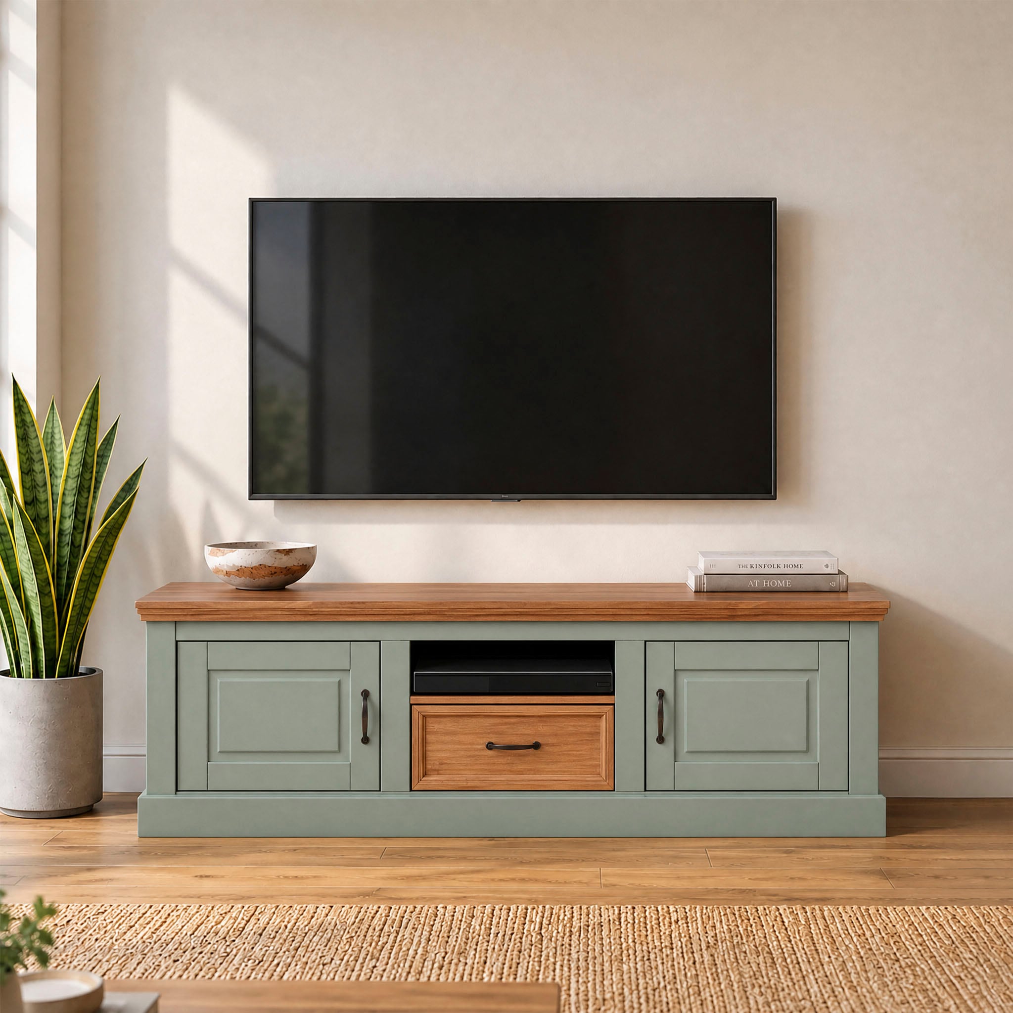 OTTO home Lowboard "Selma" TV-Kommode, Breite 160 cm, 1 Schubkasten, 2 Türen