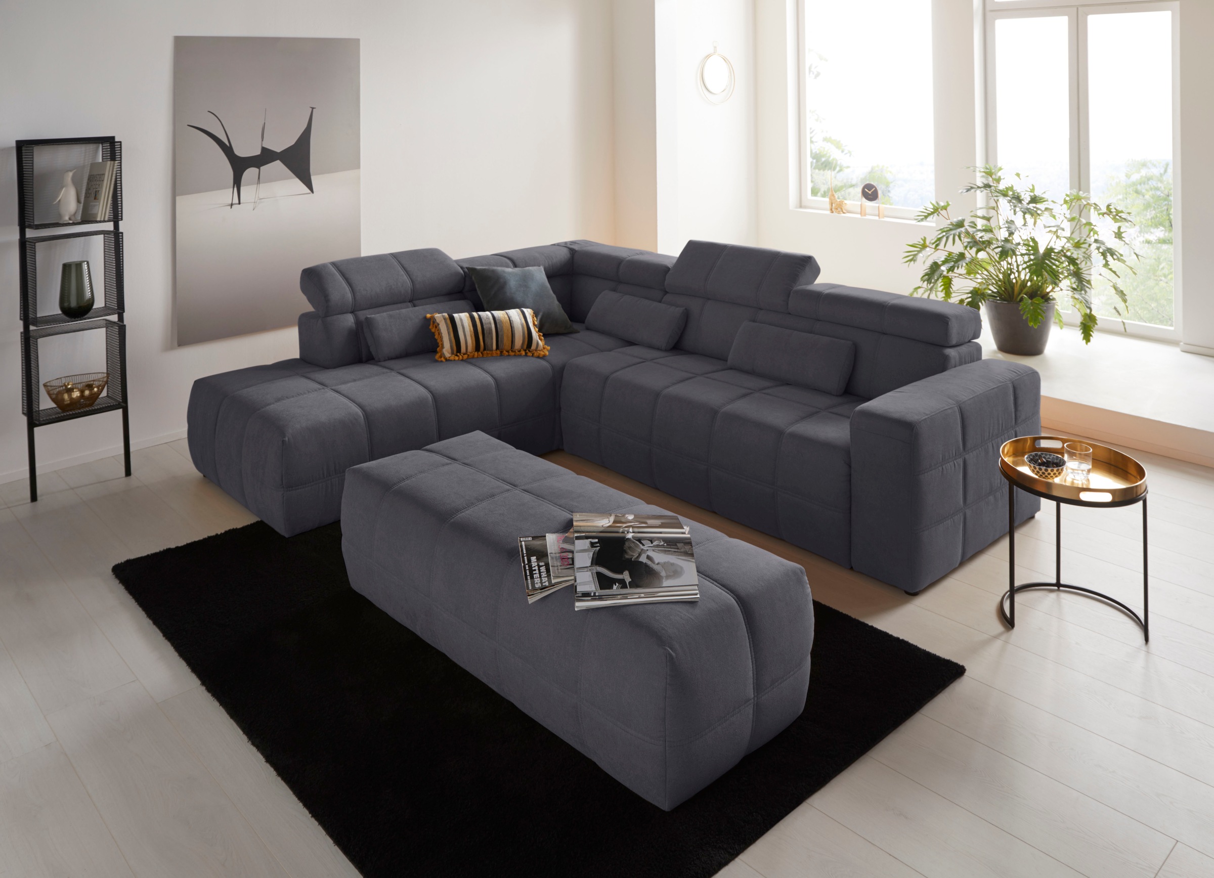 DOMO collection Hocker "Brandon Sitzbelastung 140 kg", Belastbarkeit bis 10 günstig online kaufen