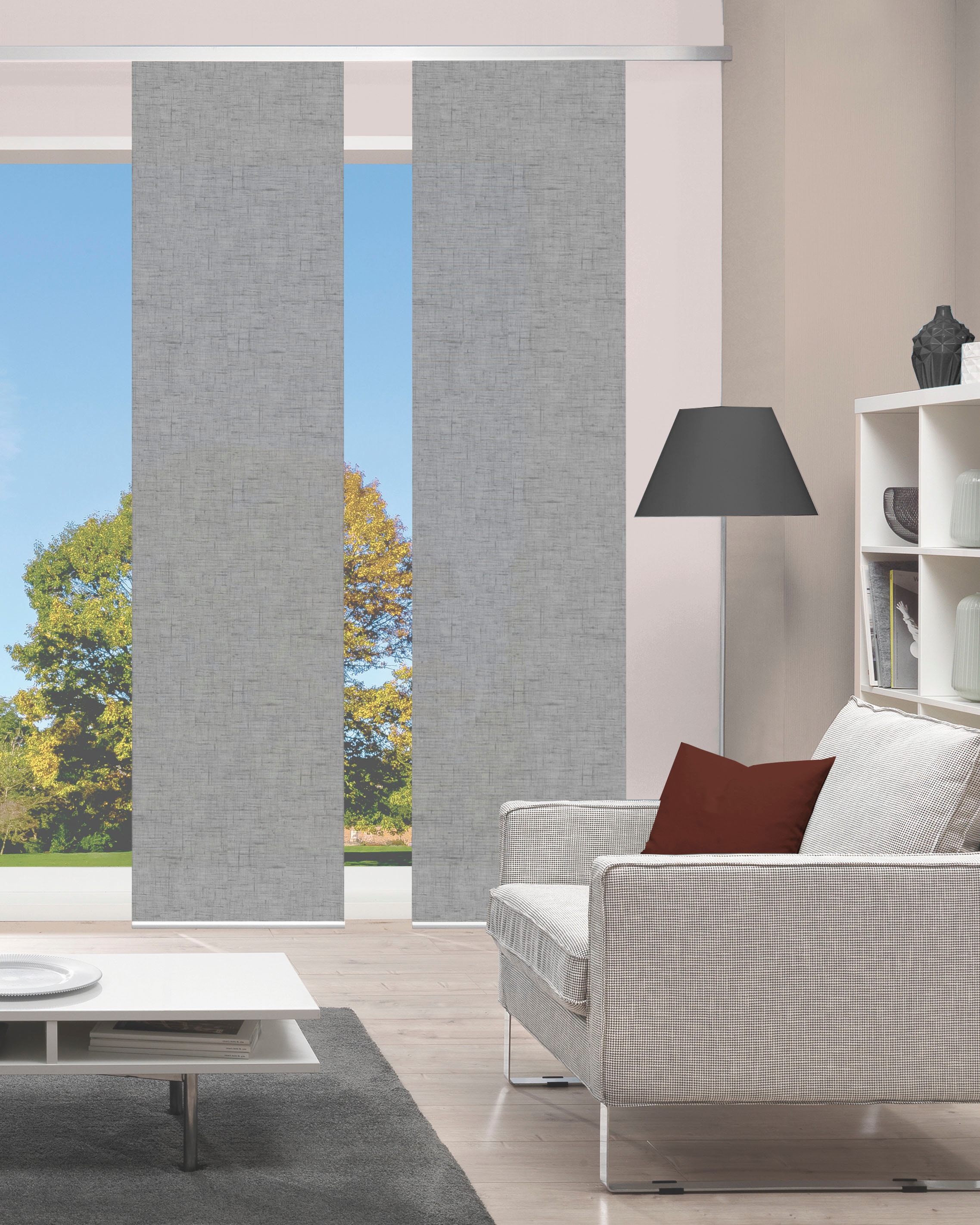 Vision S Schiebegardine "PIVE 2er SET" Paneelwagen 2 Stk. tlg. Schiebevorha günstig online kaufen