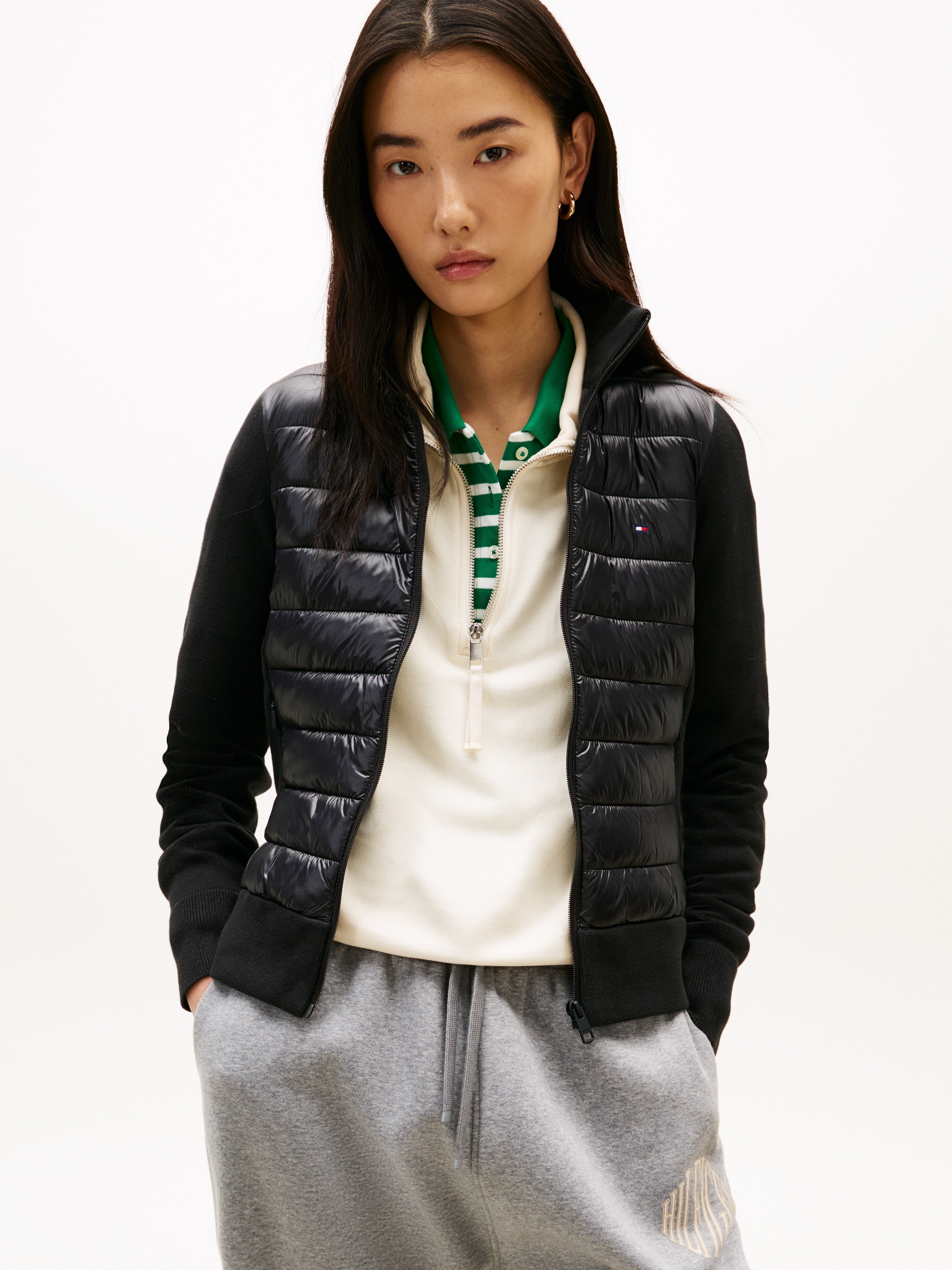 Tommy Hilfiger Steppjacke "LW KNIT MIX PADDED JACKET" günstig online kaufen