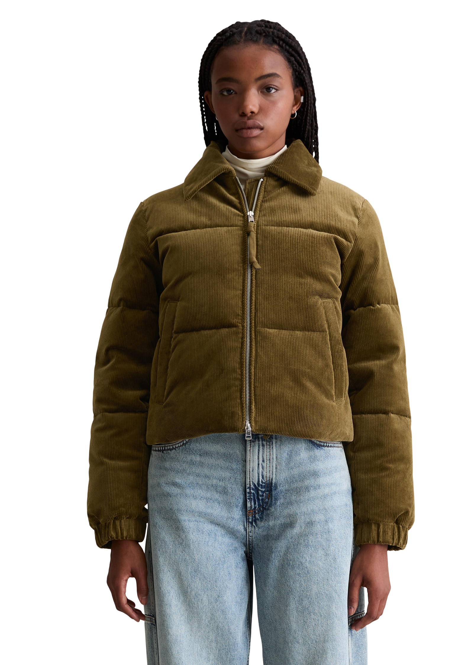 Marc OPolo DENIM Outdoorjacke "mit weicher Wattierung" ohne Kapuze