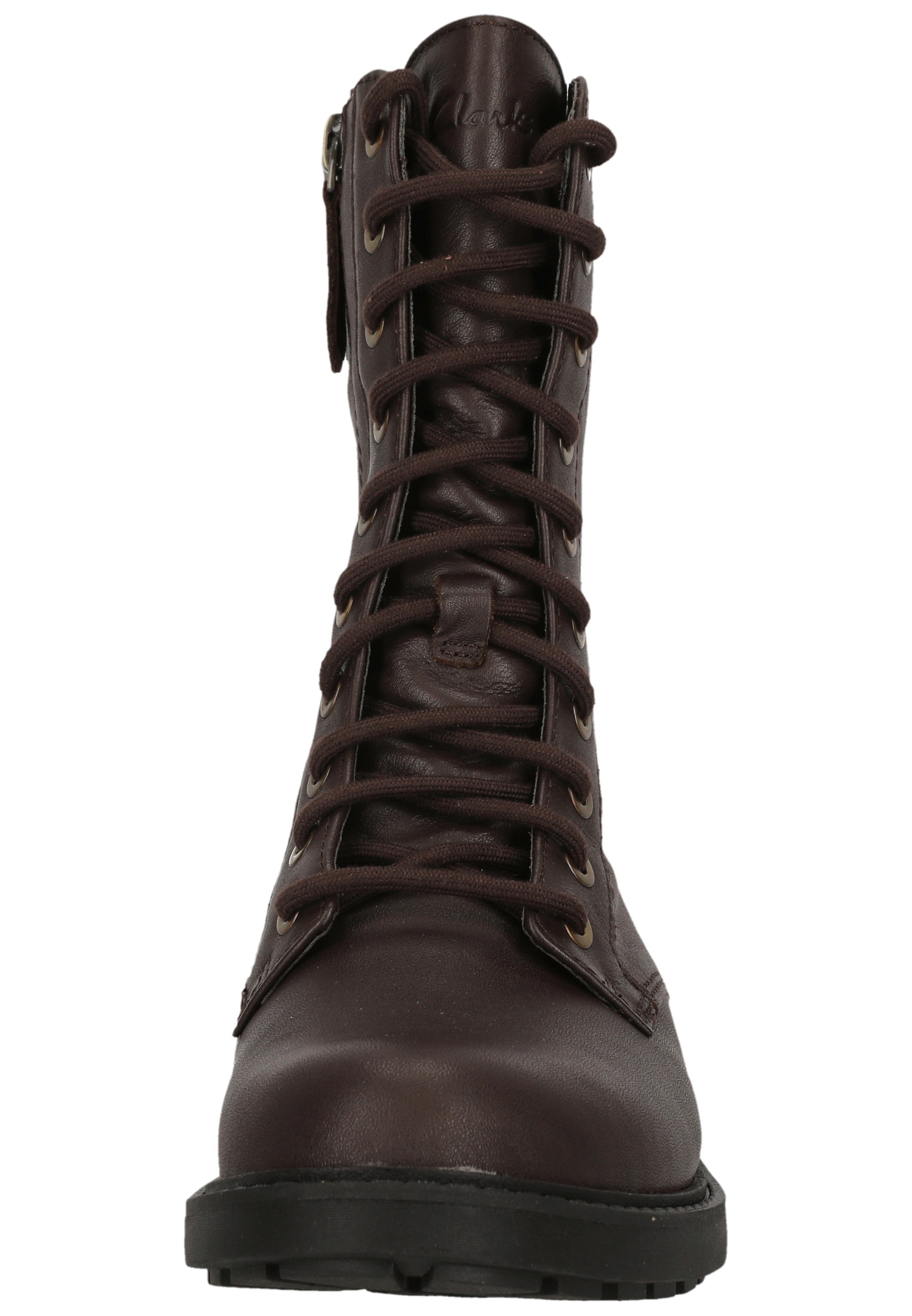 Clarks Stiefel »Orinoco2 Style Dark Brown Lea«  mit klassischer Schnürung