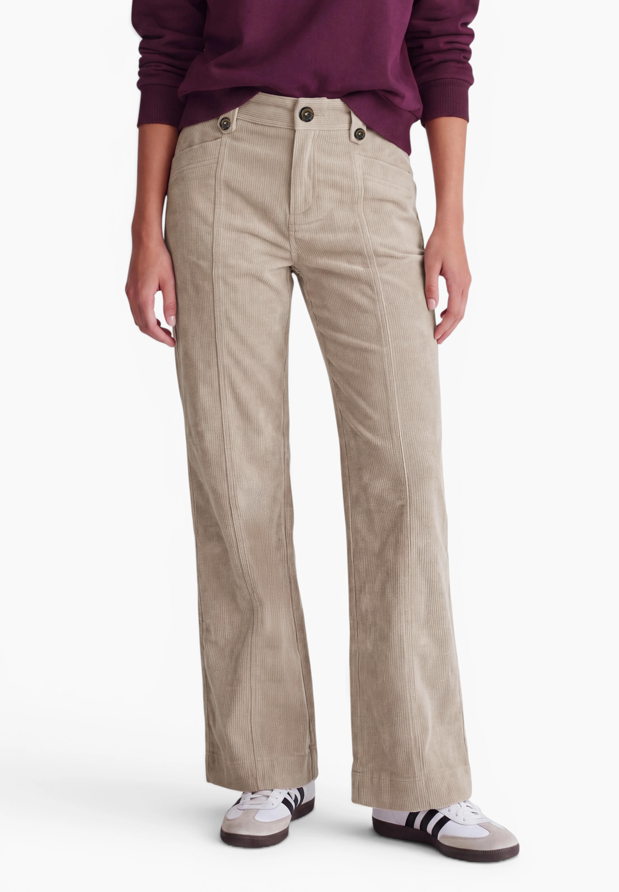 STREET ONE STUDIO Cordhose  in Cord-Optik