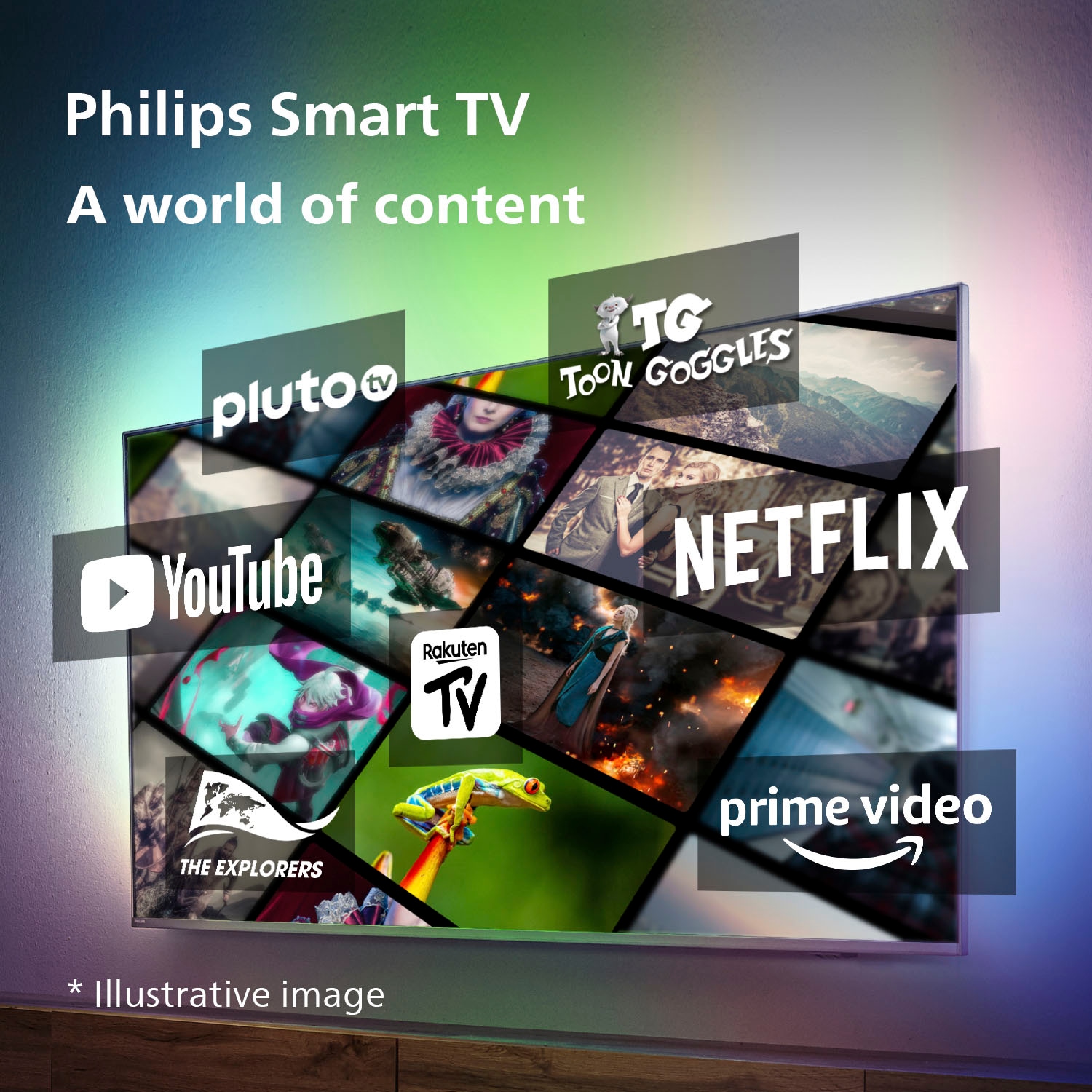 Philips LED-Fernseher »75PUS7608/12«, 189 cm/75 Zoll, 4K Ultra HD, Smart-TV  | BAUR