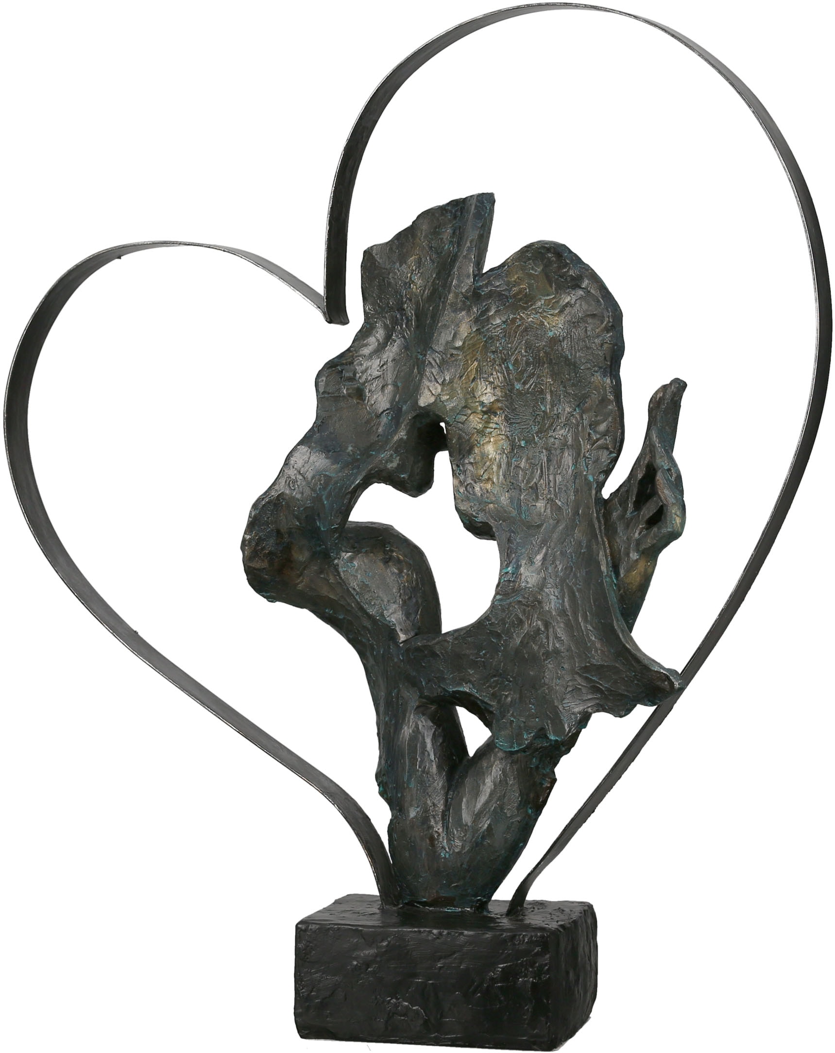 GILDE Dekofigur »Skulptur Essential, bronzefarben/braun«, bronzefarben/braun, Polyresin