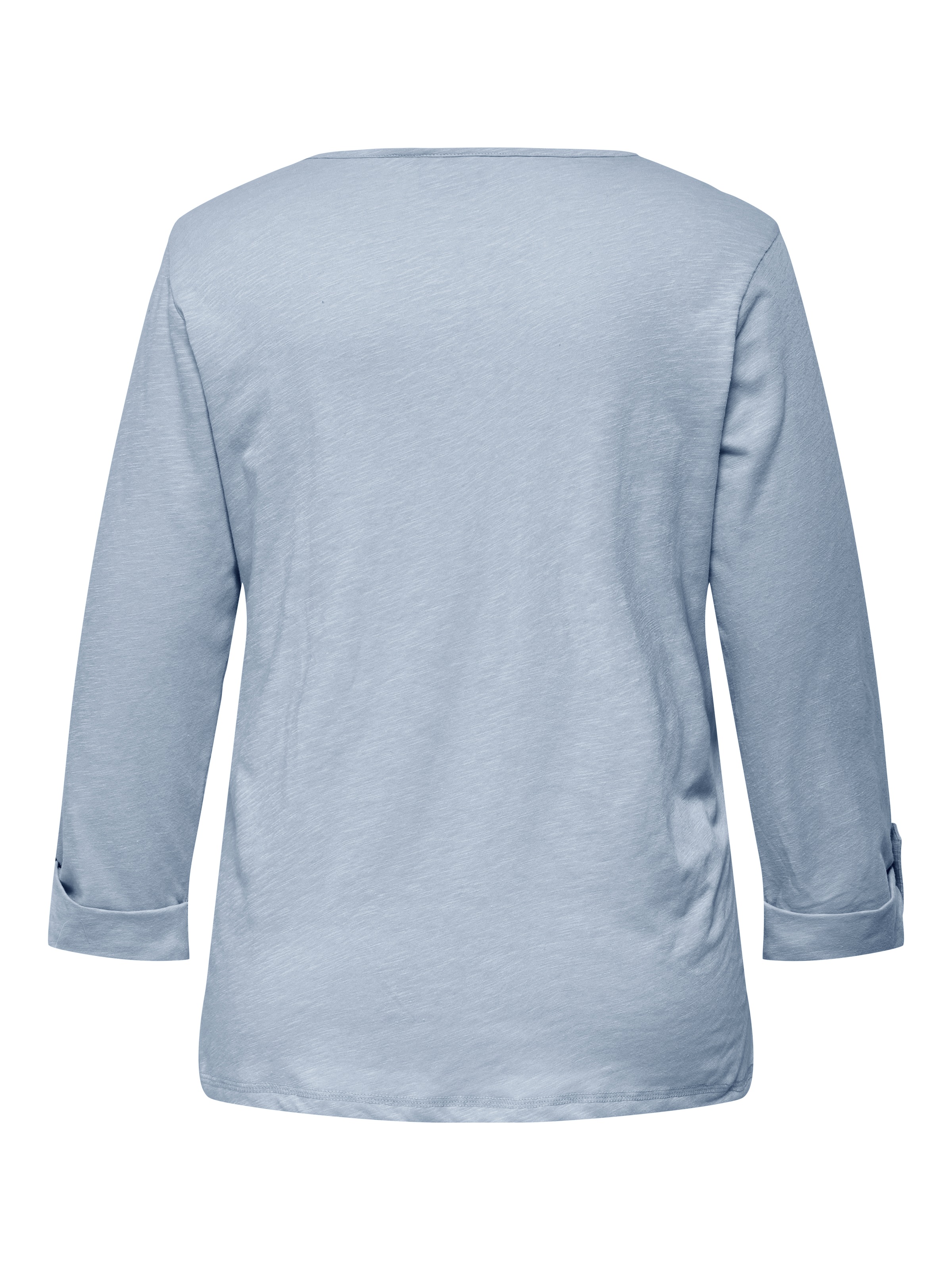 ONLY CARMAKOMA 3/4-Arm-Shirt "CARSLUB 3/4 O-NECK FOLD UP TO JRS BS" günstig online kaufen