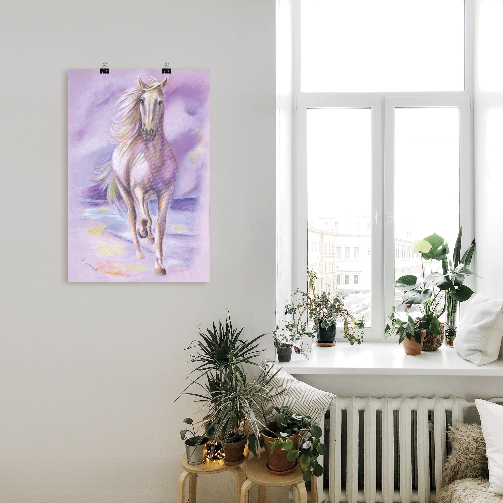 Artland Wandbild »Traumpferd«, Haustiere, (1 St.), als Leinwandbild, Poster in verschied. Größen