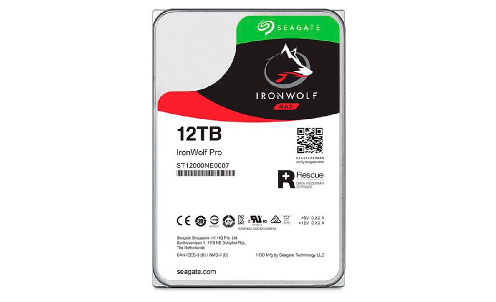 Seagate interne HDD-Festplatte »Ironwolf PRO NAS HDD 12TB SATA«, 3,5 Zoll