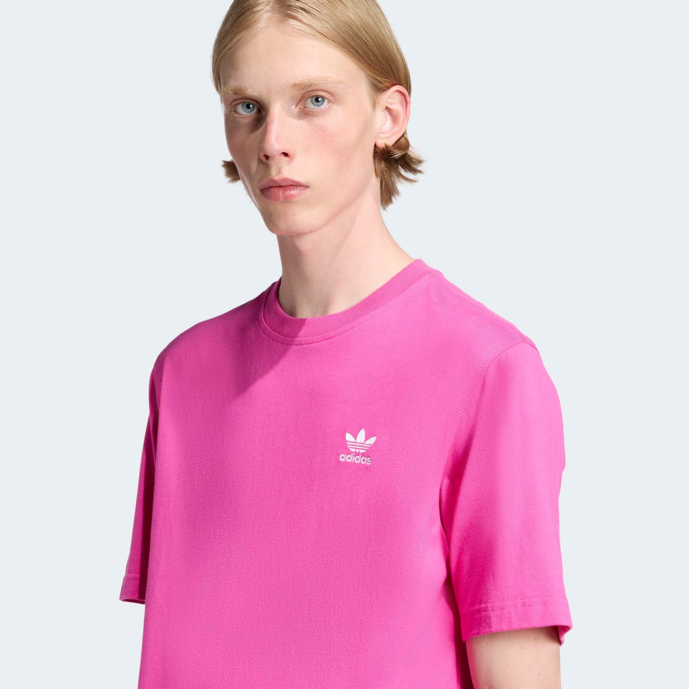 adidas Originals T-Shirt »TREFOIL ESS TEE«, drei Streifen Essentials Shirt mit Trefoil Logo