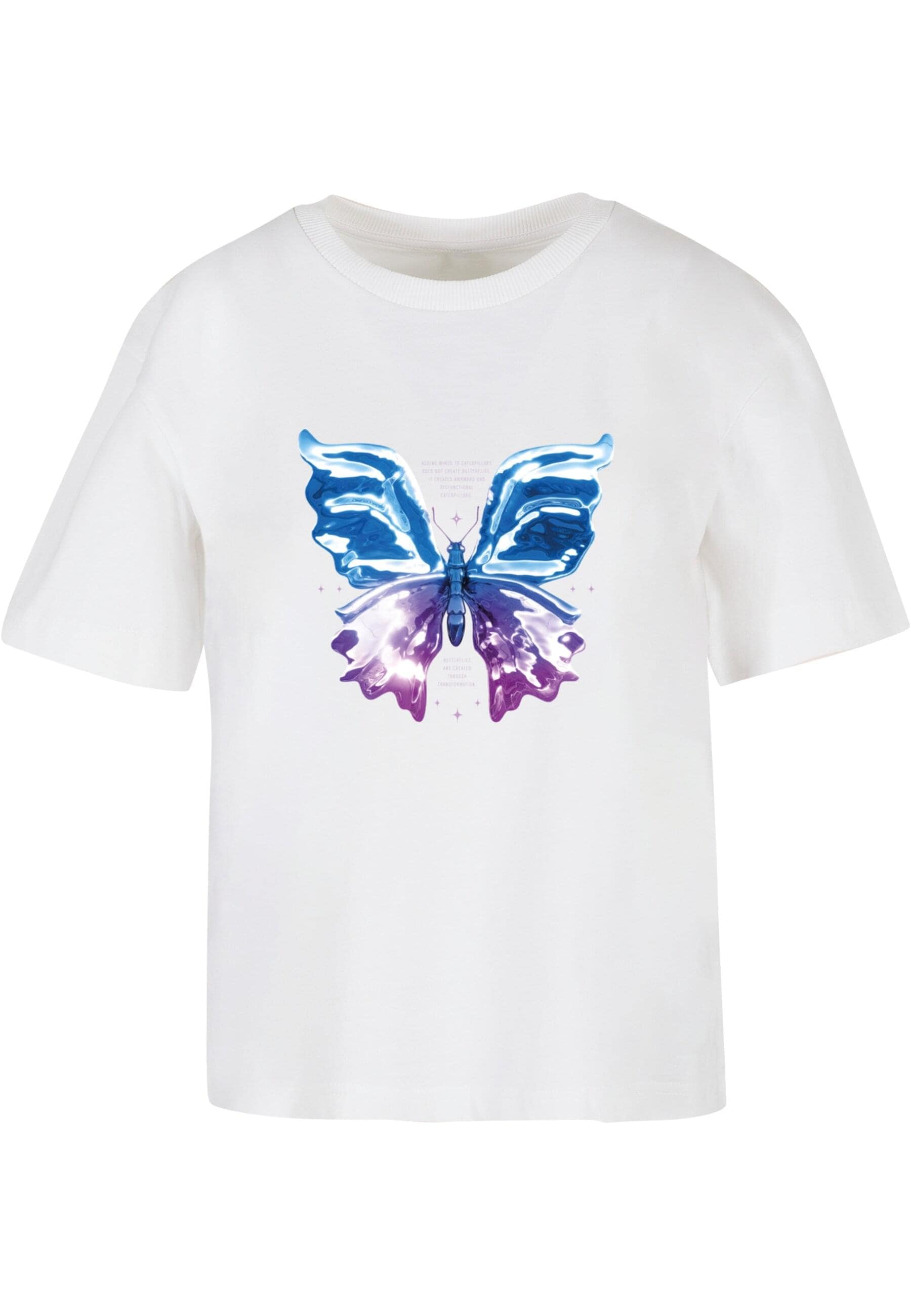 Mister Tee Ladies T-Shirt Chromed Butterfly Tee günstig online kaufen