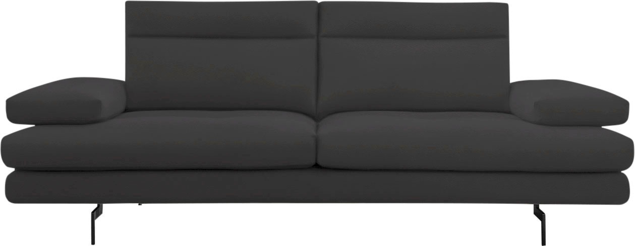 CALIA ITALIA 3,5-Sitzer "Toby Wing, italienisches Designsofa mit erstklassigem Sitzkomfort", inklusive Sitztiefenverstel