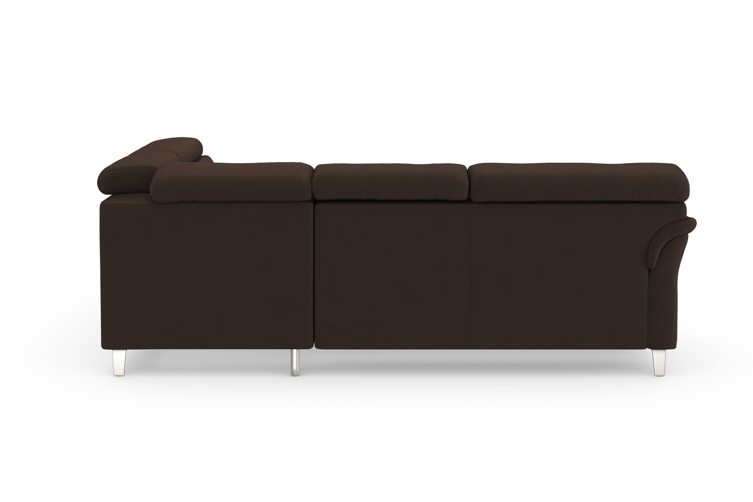 Sit & More Marano L-Shape Sofa Dark Brown 6