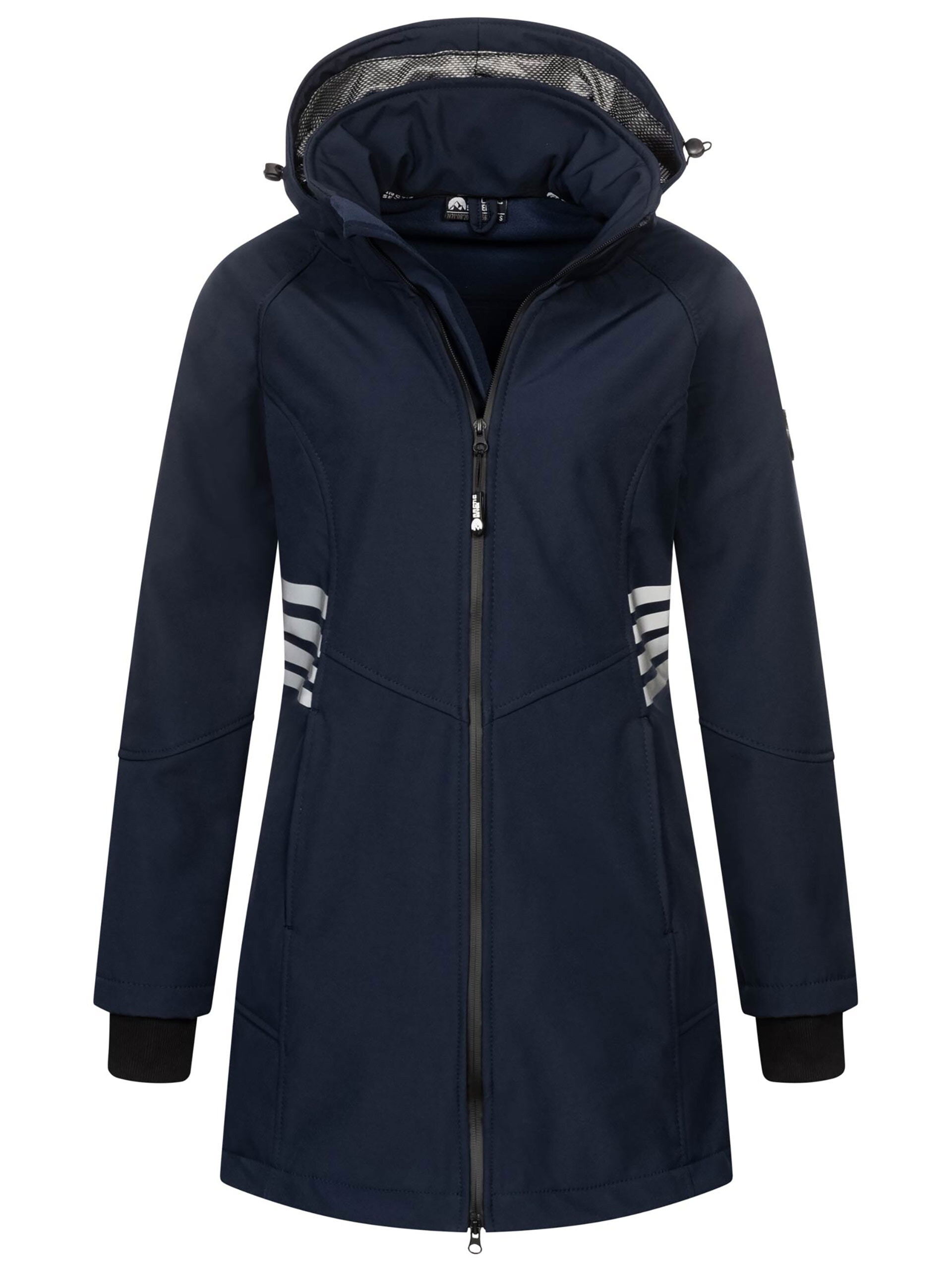 Arctic Seven Softshelljacke "ASGiuliana" mit Kapuze mit abnehmbarer Kapuze